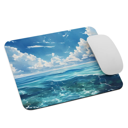 Watercolor Ocean Mouse Pad - Mouse Pads - Discovery Co.