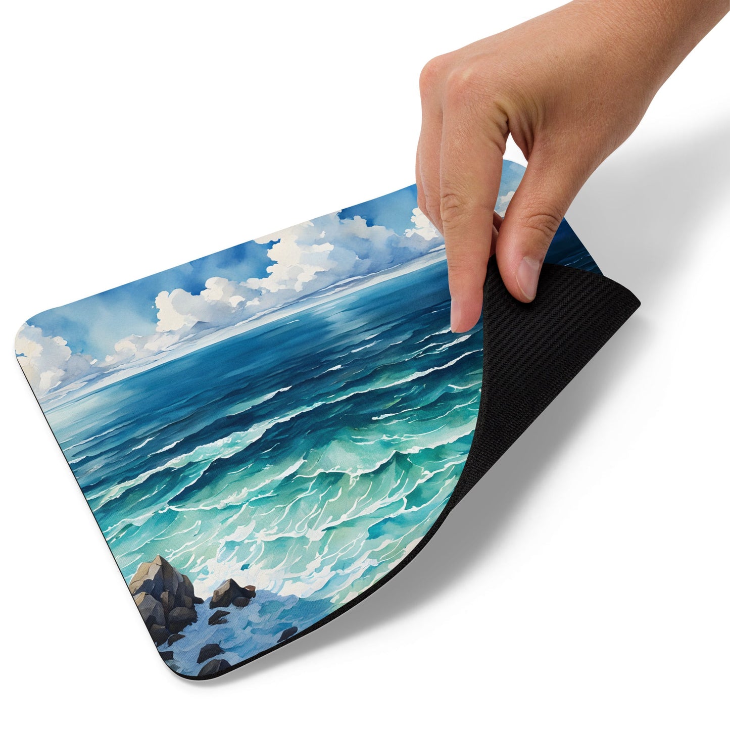 Watercolor Sea Mouse Pad - Mouse Pads - Discovery Co.