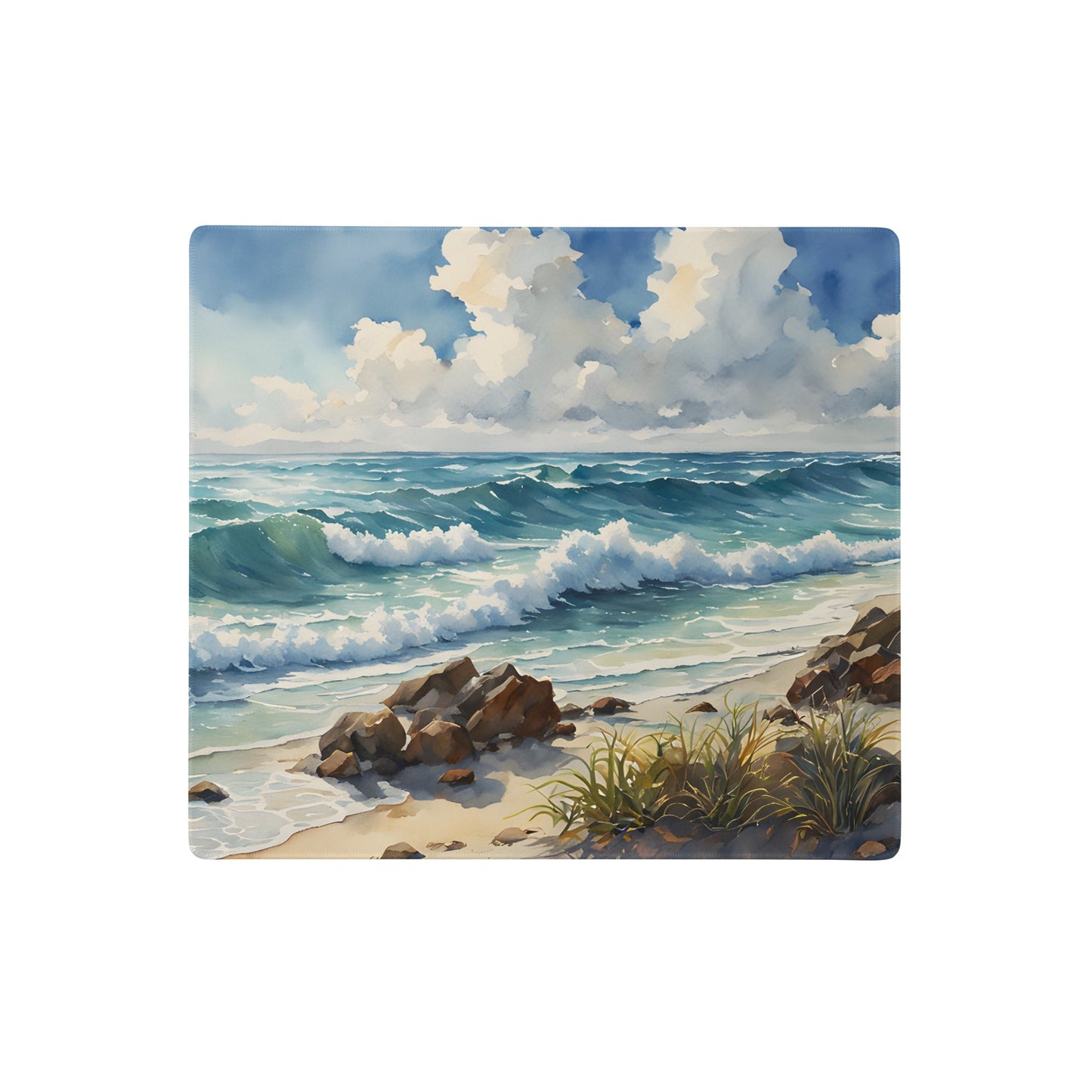 Watercolor Seashore Gaming Mouse Pad - Mouse Pads - Discovery Co.