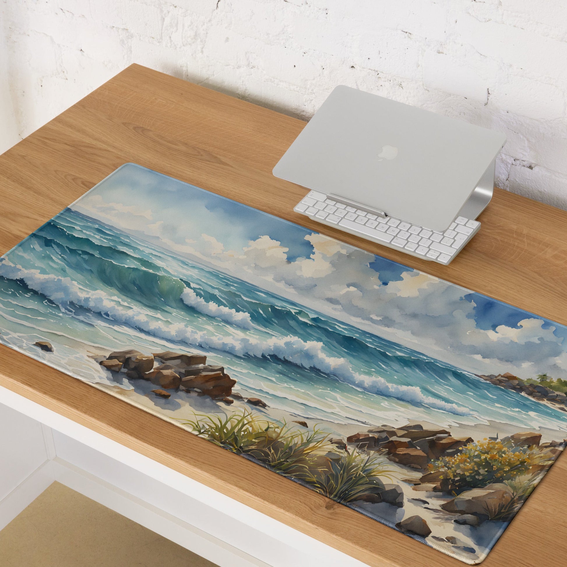 Watercolor Seashore Gaming Mouse Pad - Mouse Pads - Discovery Co.