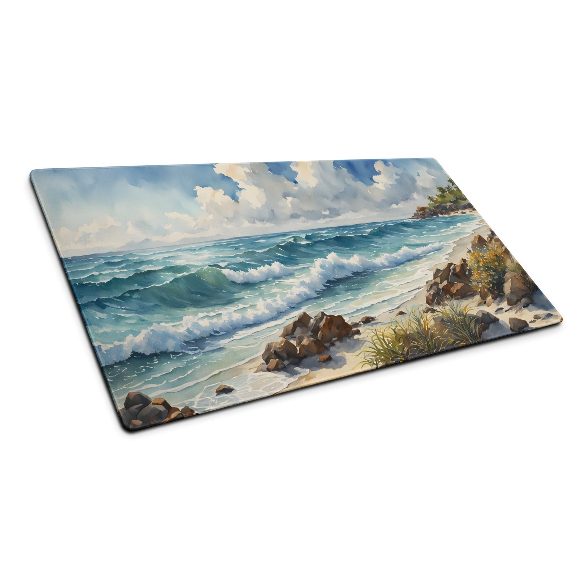 Watercolor Seashore Gaming Mouse Pad - Mouse Pads - Discovery Co.