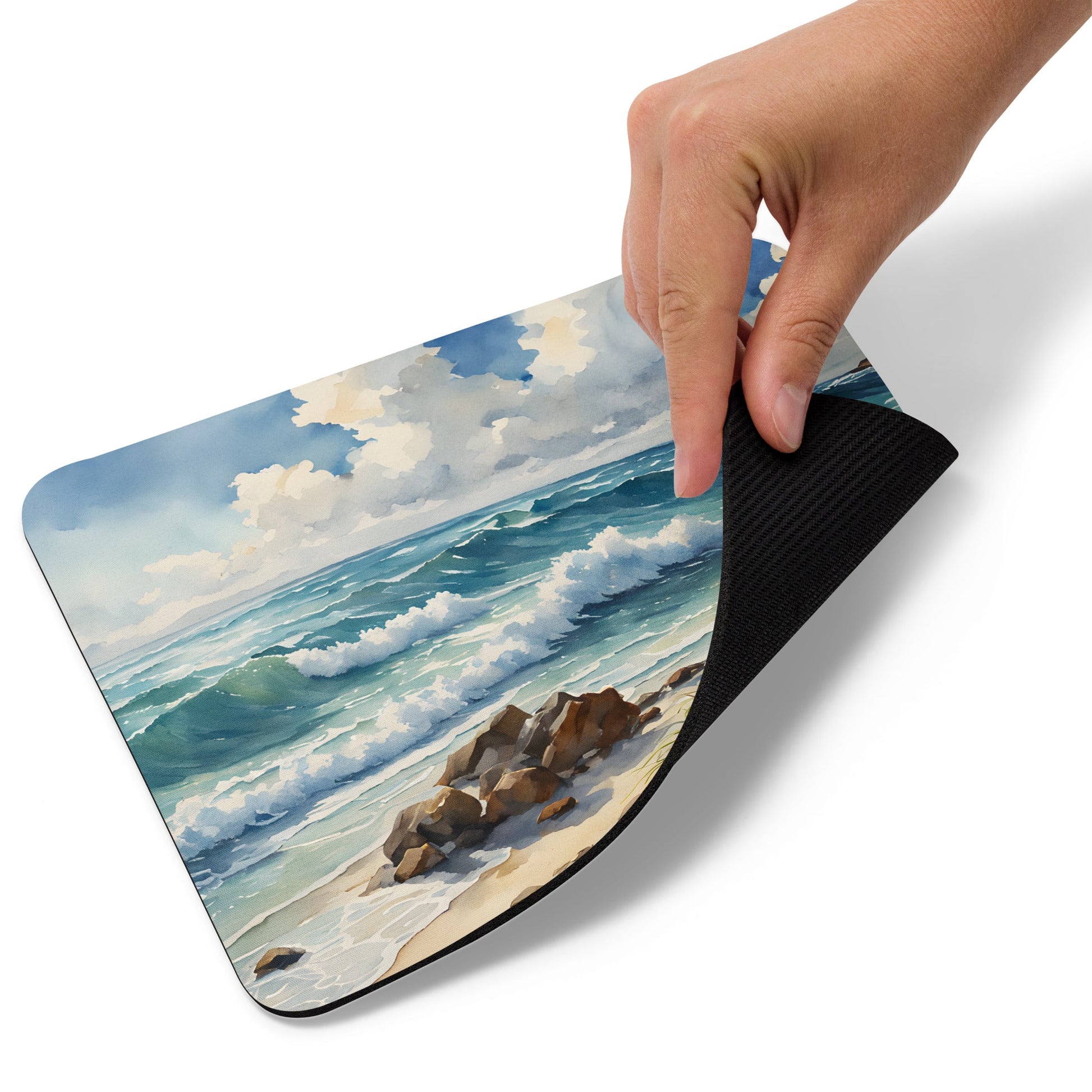 Watercolor Seashore Mouse Pad - Mouse Pads - Discovery Co.