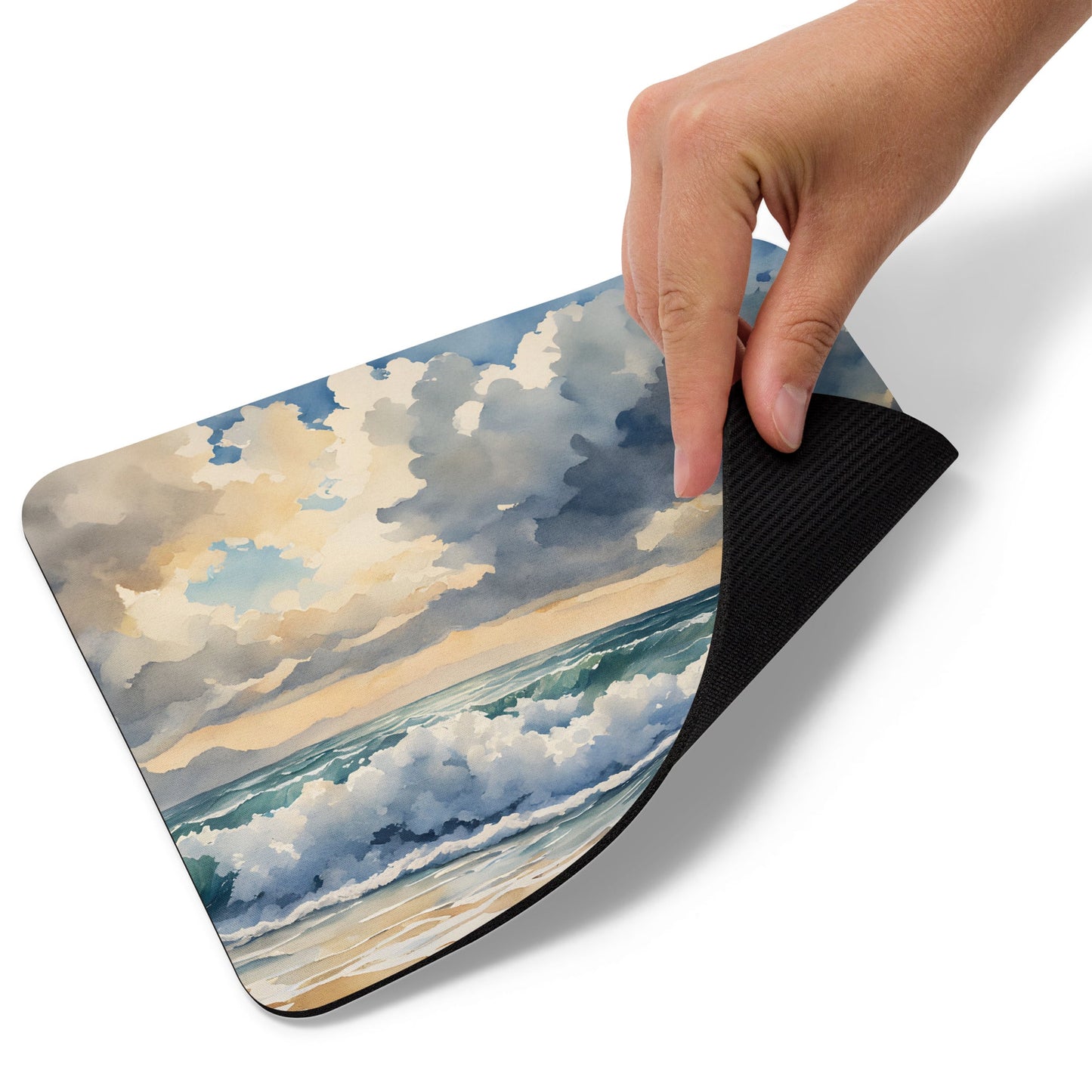 Watercolor Waves Mouse Pad - Mouse Pads - Discovery Co.