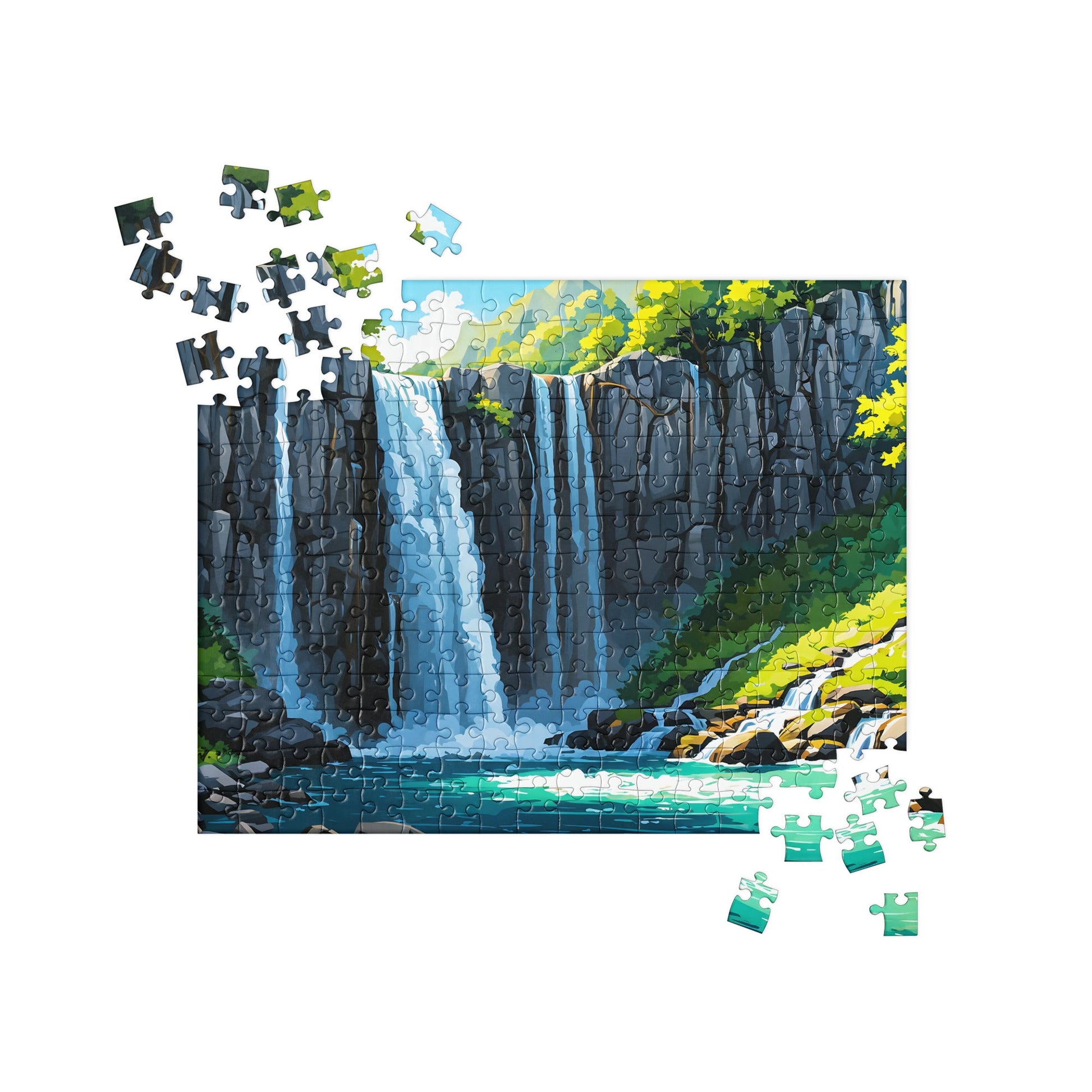 Waterfall Jigsaw Puzzle - Puzzle - Discovery Co.