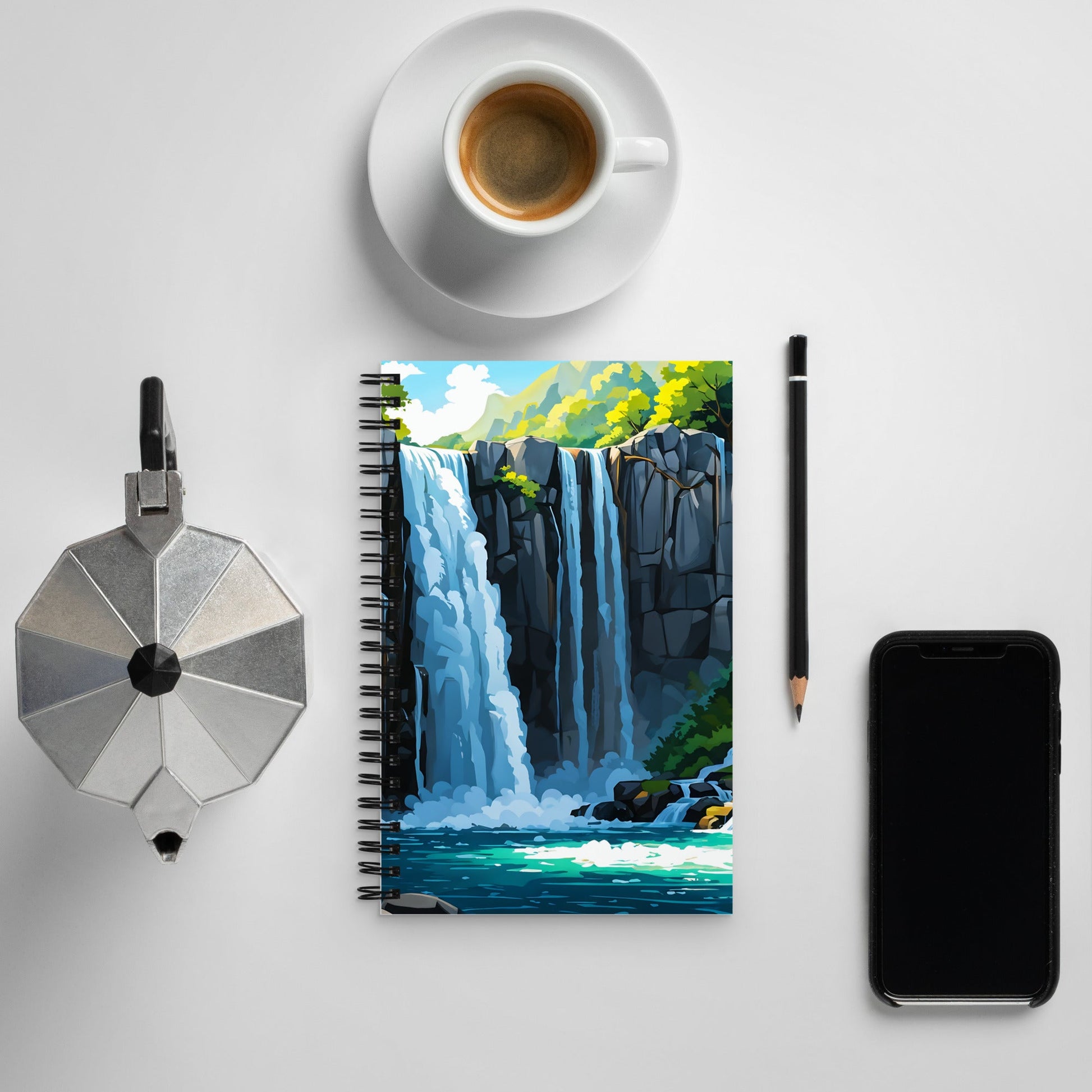 Waterfall Spiral Notebook - Spiral Notebooks - Discovery Co.