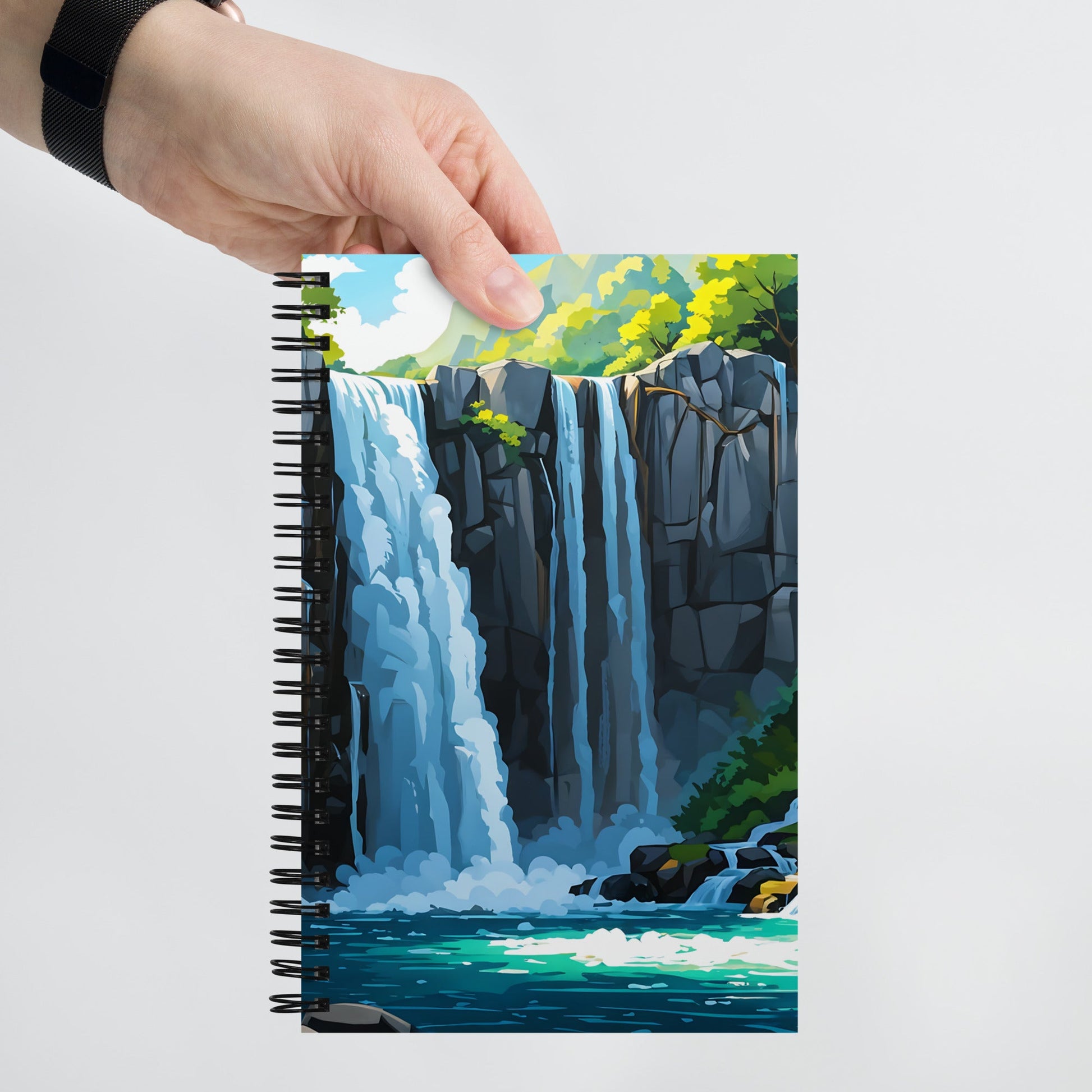 Waterfall Spiral Notebook - Spiral Notebooks - Discovery Co.