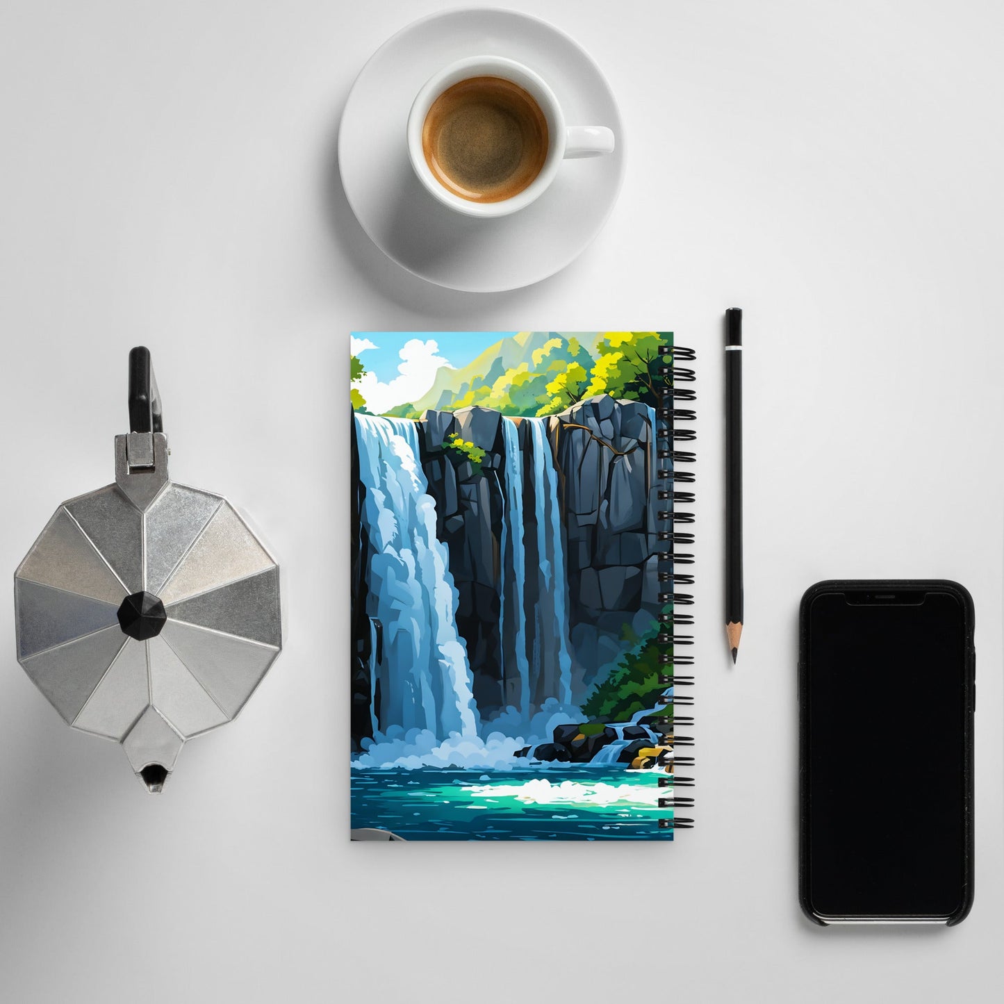 Waterfall Spiral Notebook - Spiral Notebooks - Discovery Co.