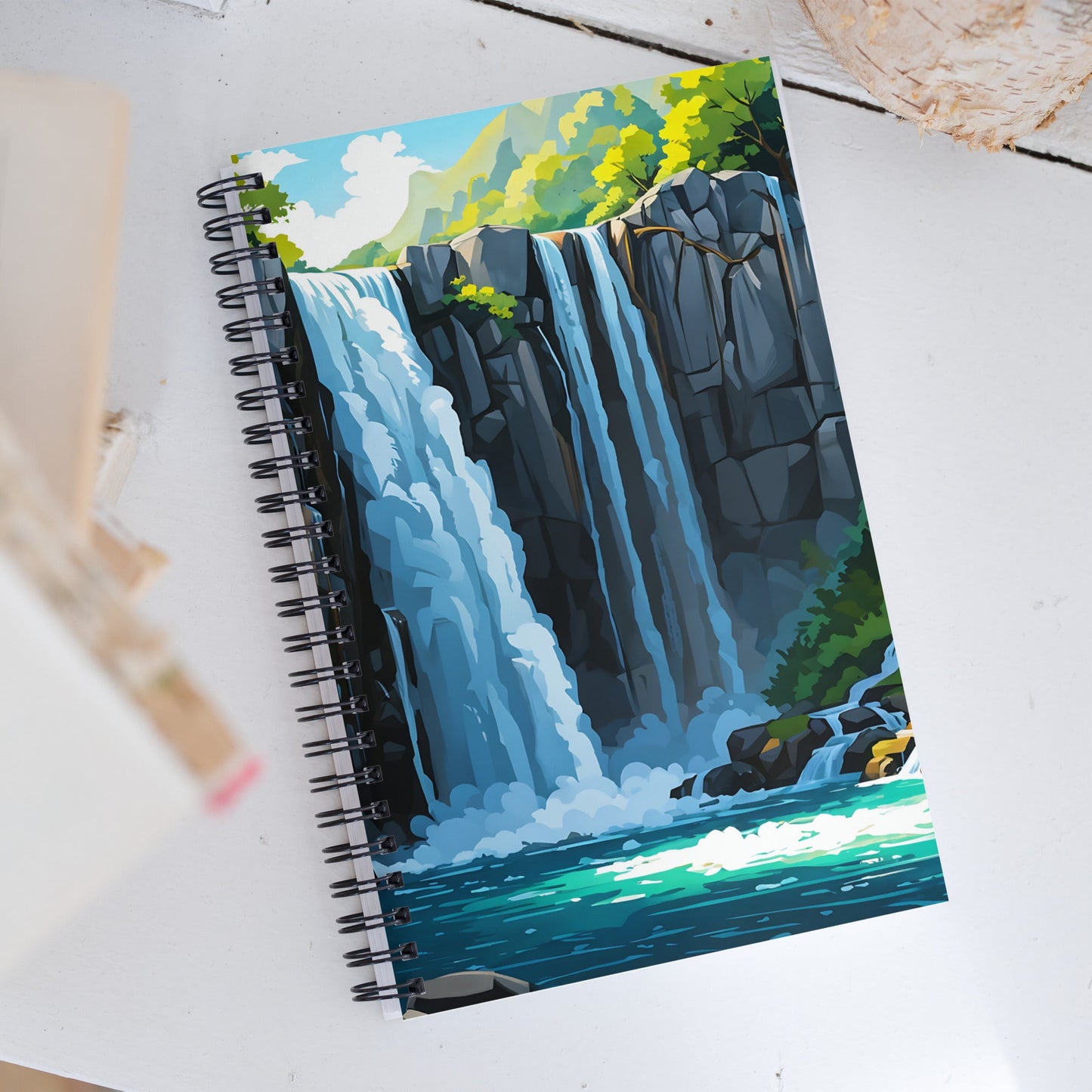 Waterfall Spiral Notebook - Spiral Notebooks - Discovery Co.