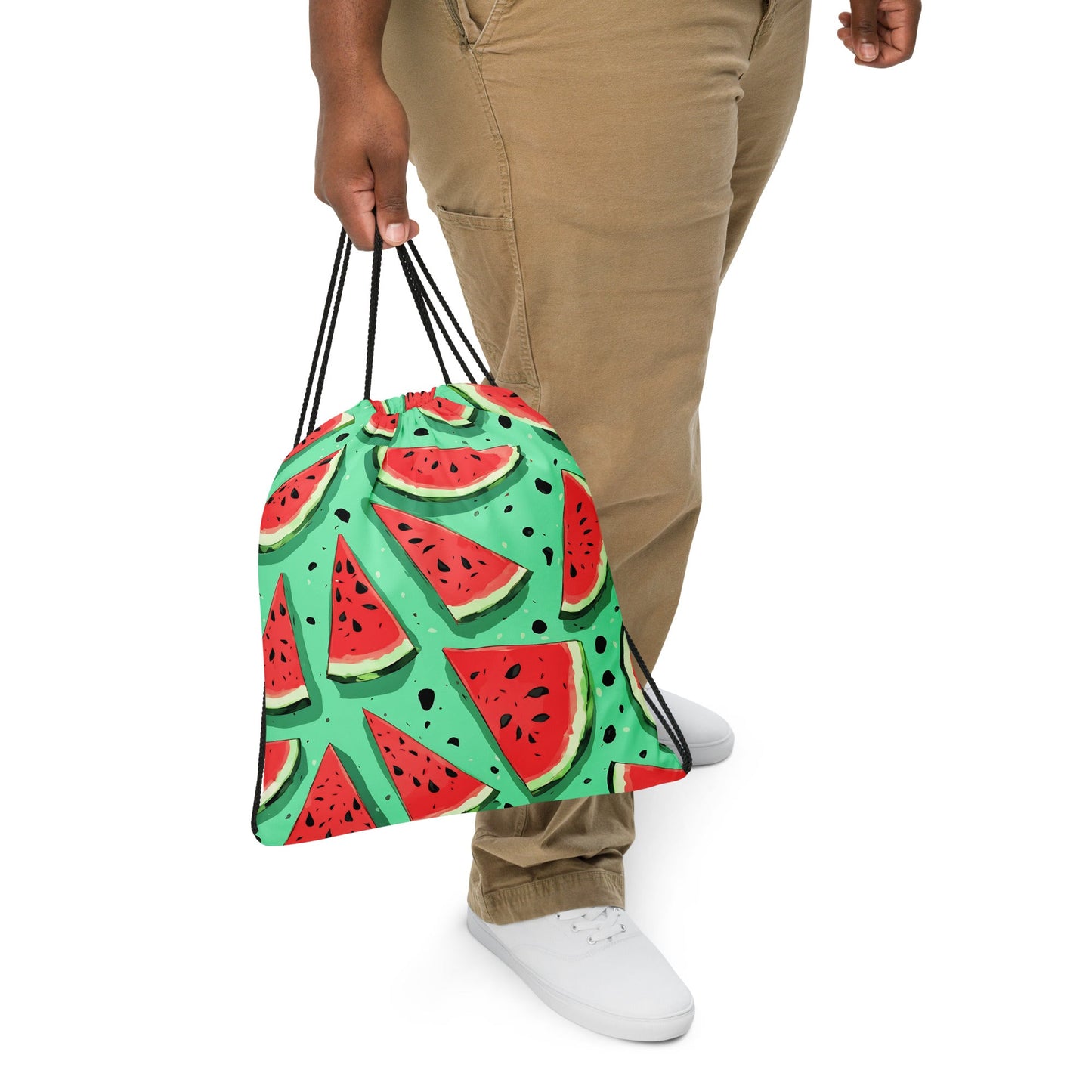 Watermelon Drawstring Bag - Drawstring Bag - Discovery Co.