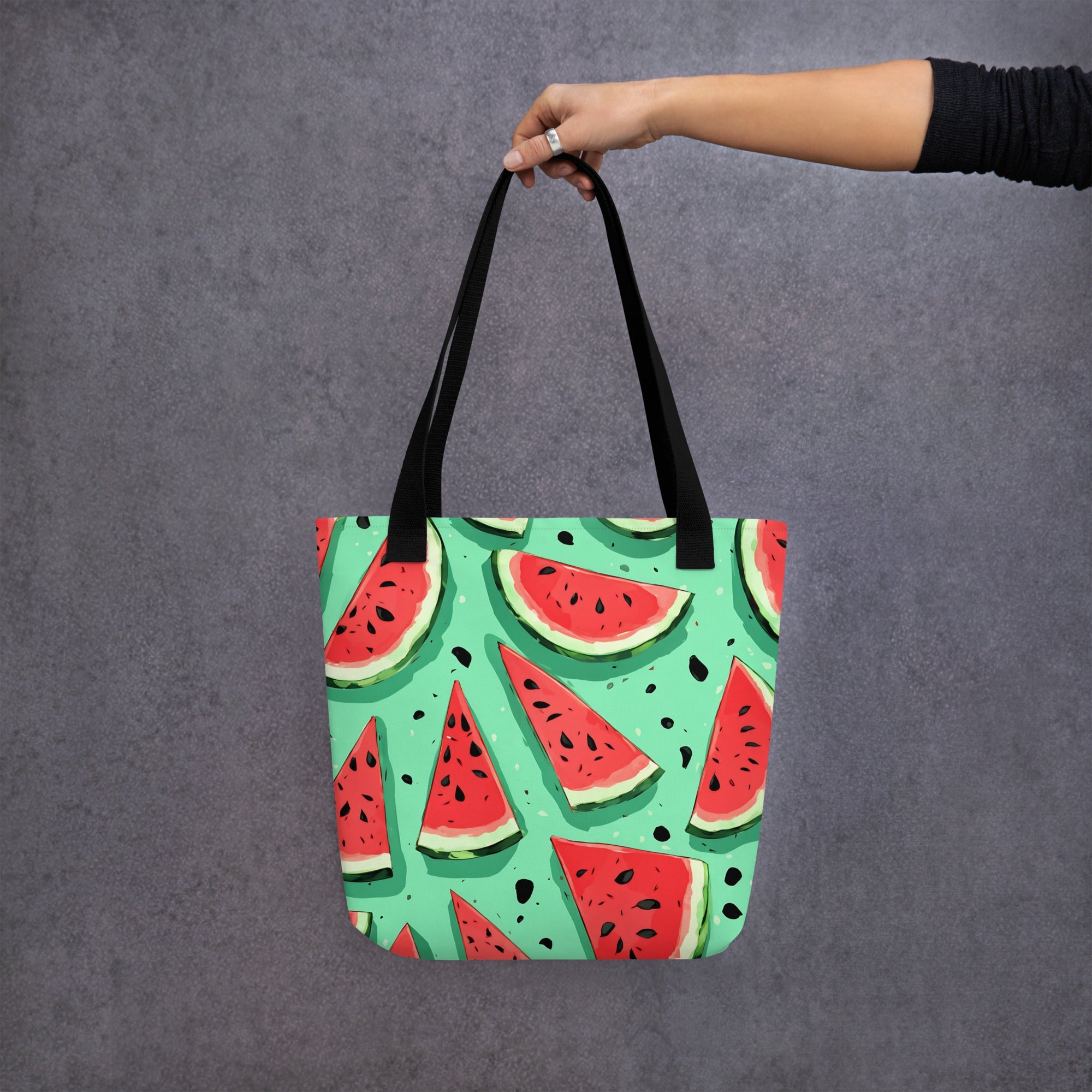 On sale Hot Chocolate Design Watermelon Tote Bag