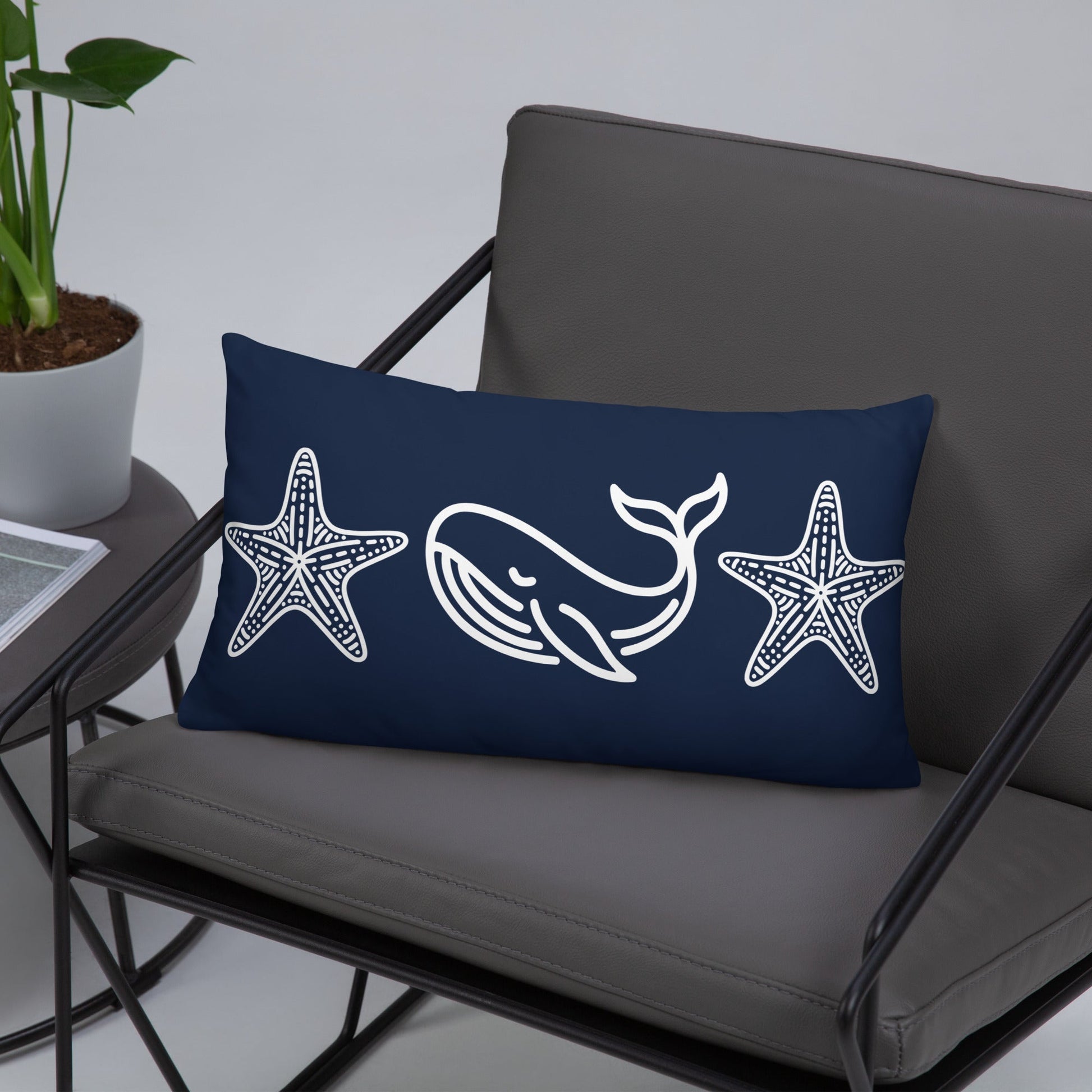 Whale Basic Pillow - Pillows - Discovery Co.