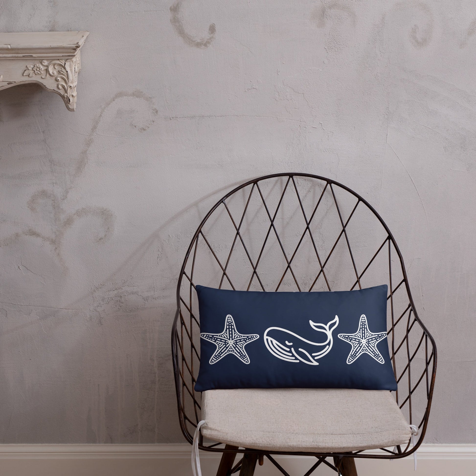 Whale Basic Pillow - Pillows - Discovery Co.