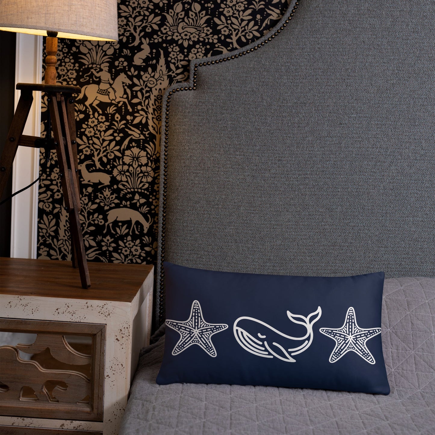 Whale Basic Pillow - Pillows - Discovery Co.