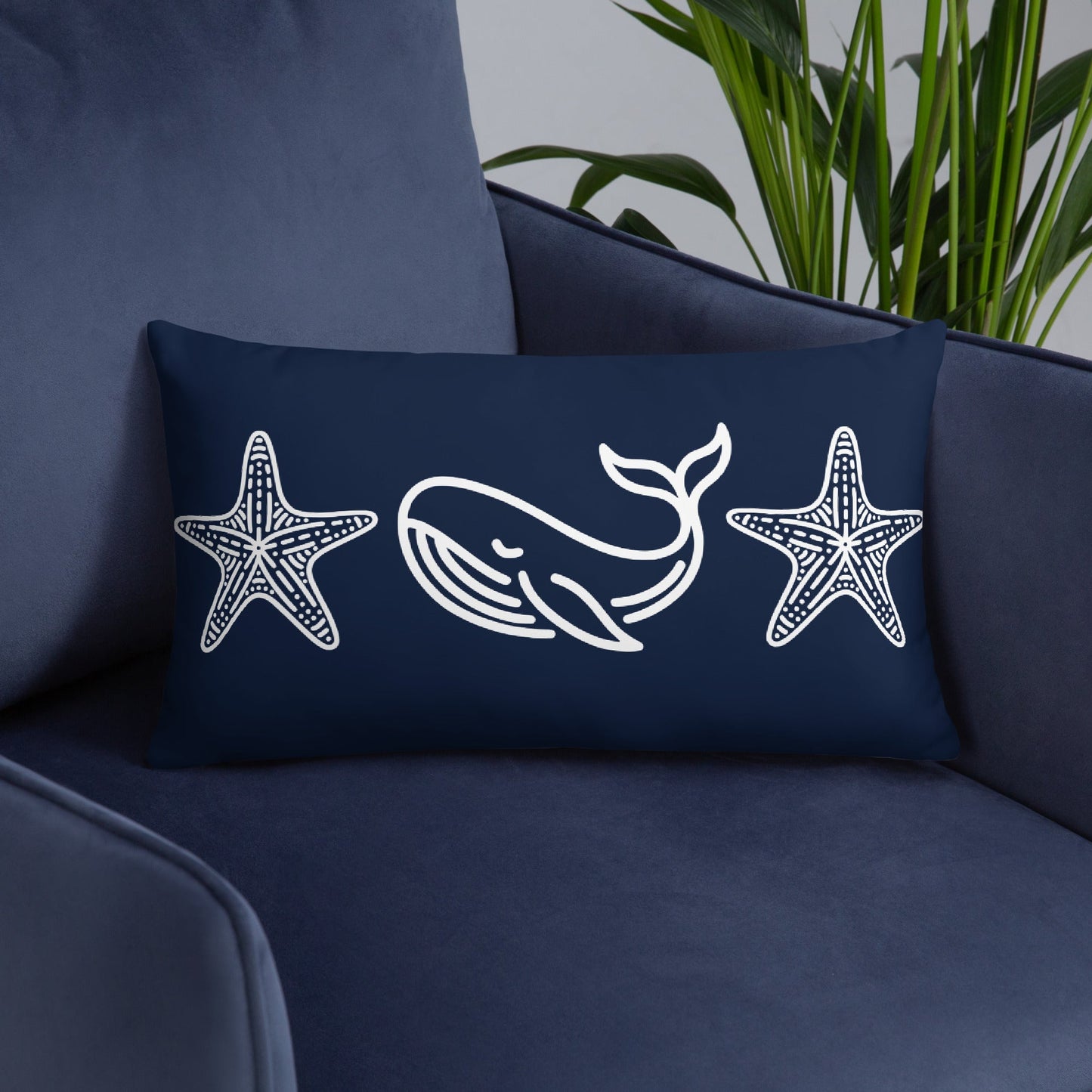 Whale Basic Pillow - Pillows - Discovery Co.