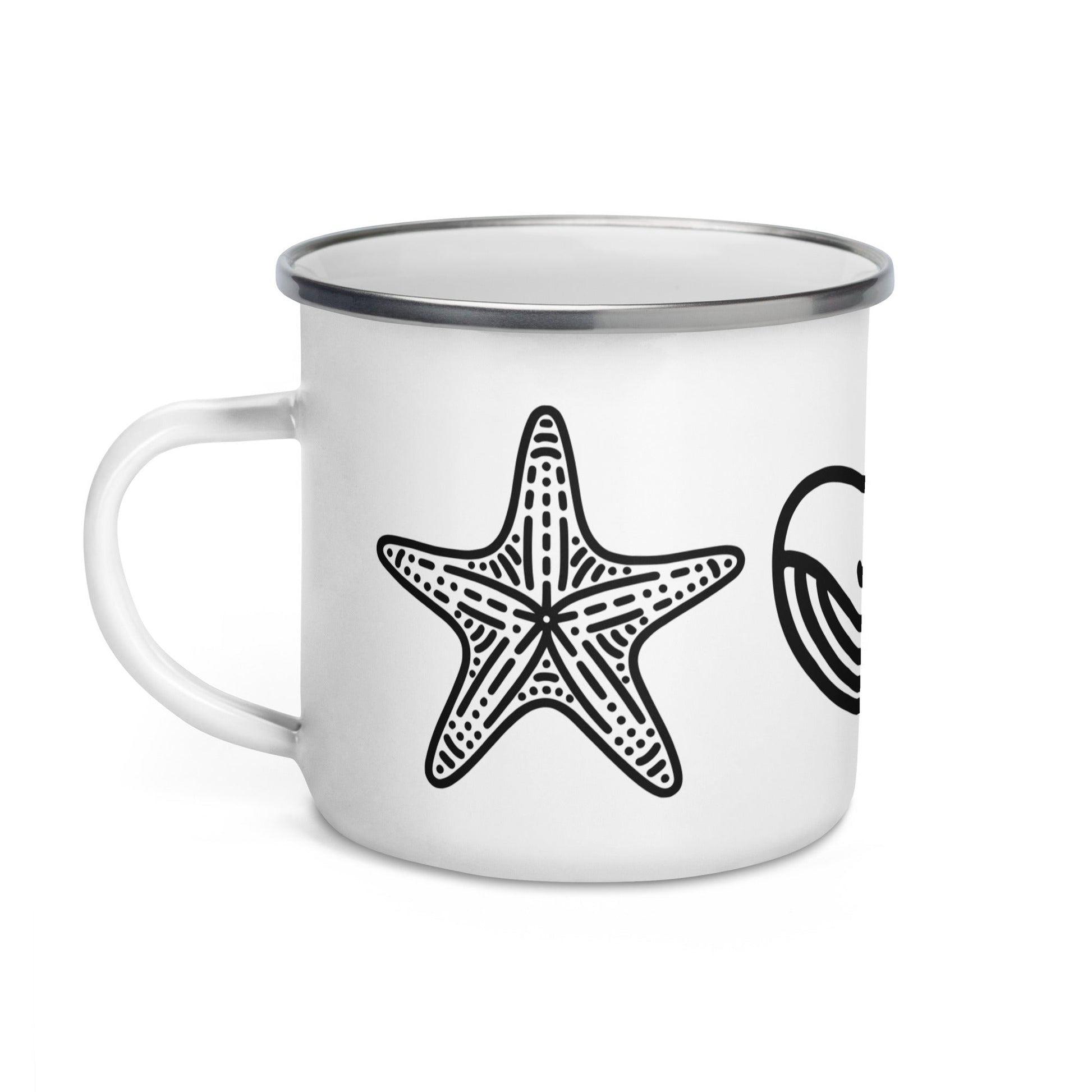 Whale II Enamel Mug - Mugs - Discovery Co.