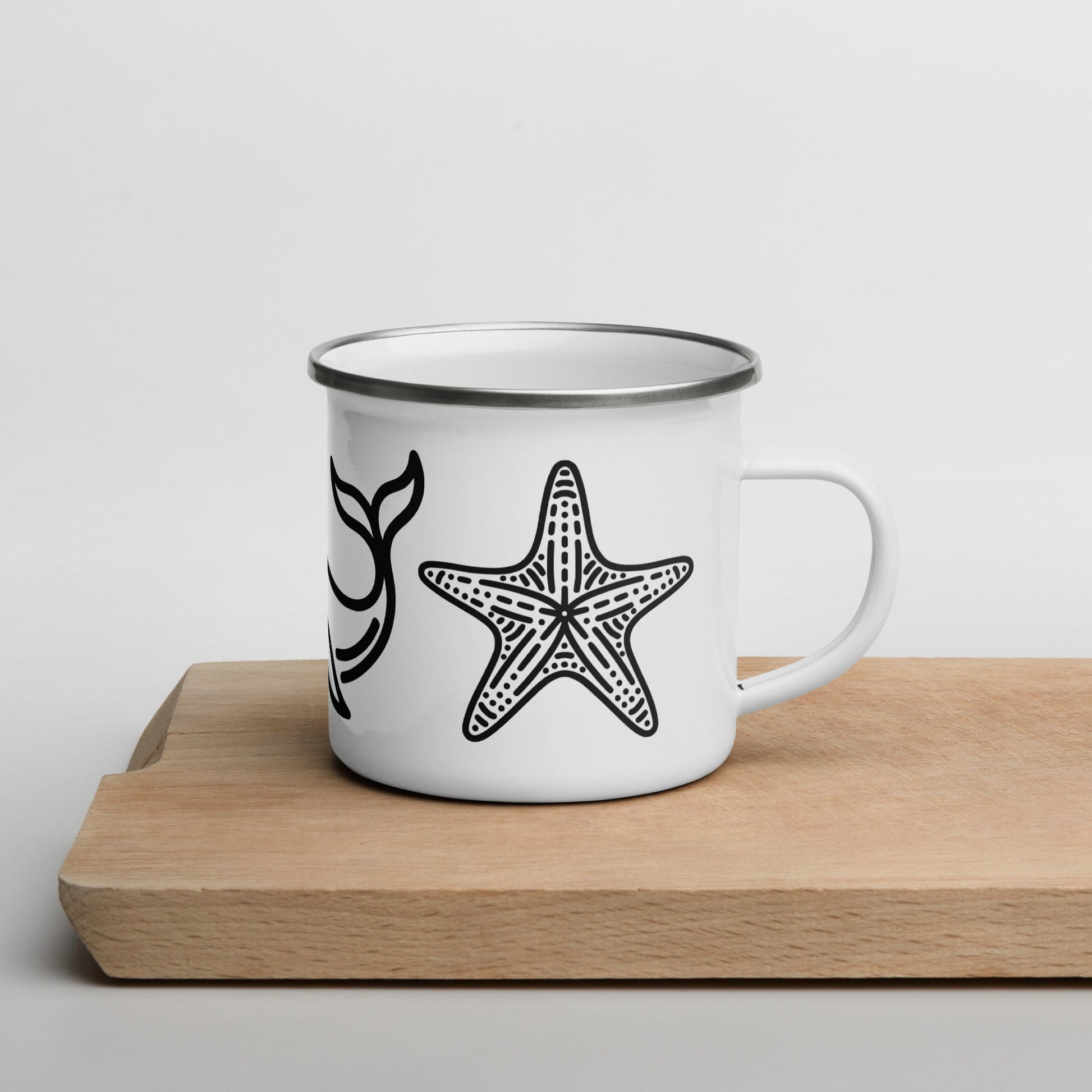 Whale II Enamel Mug - Mugs - Discovery Co.
