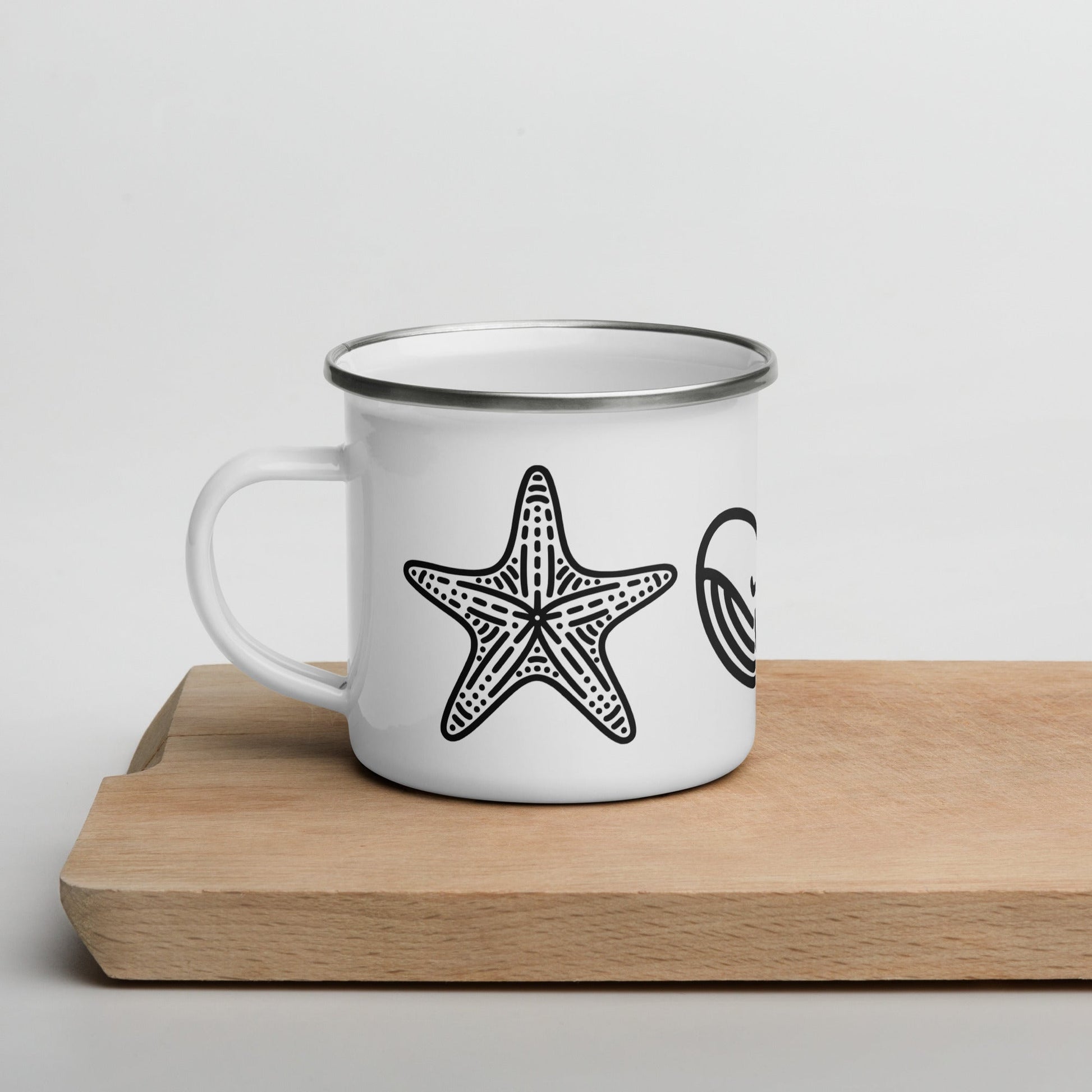 Whale II Enamel Mug - Mugs - Discovery Co.