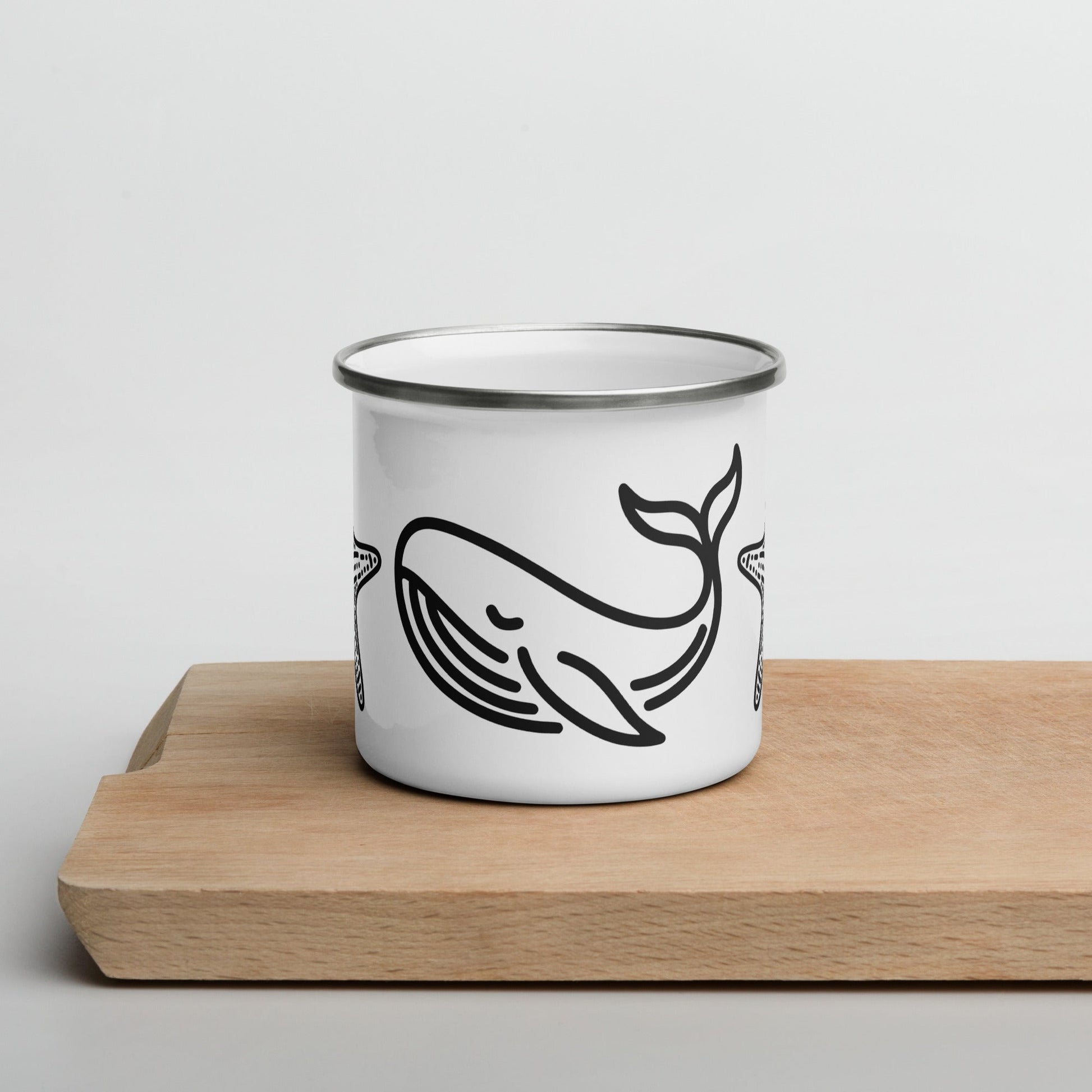 Whale II Enamel Mug - Mugs - Discovery Co.