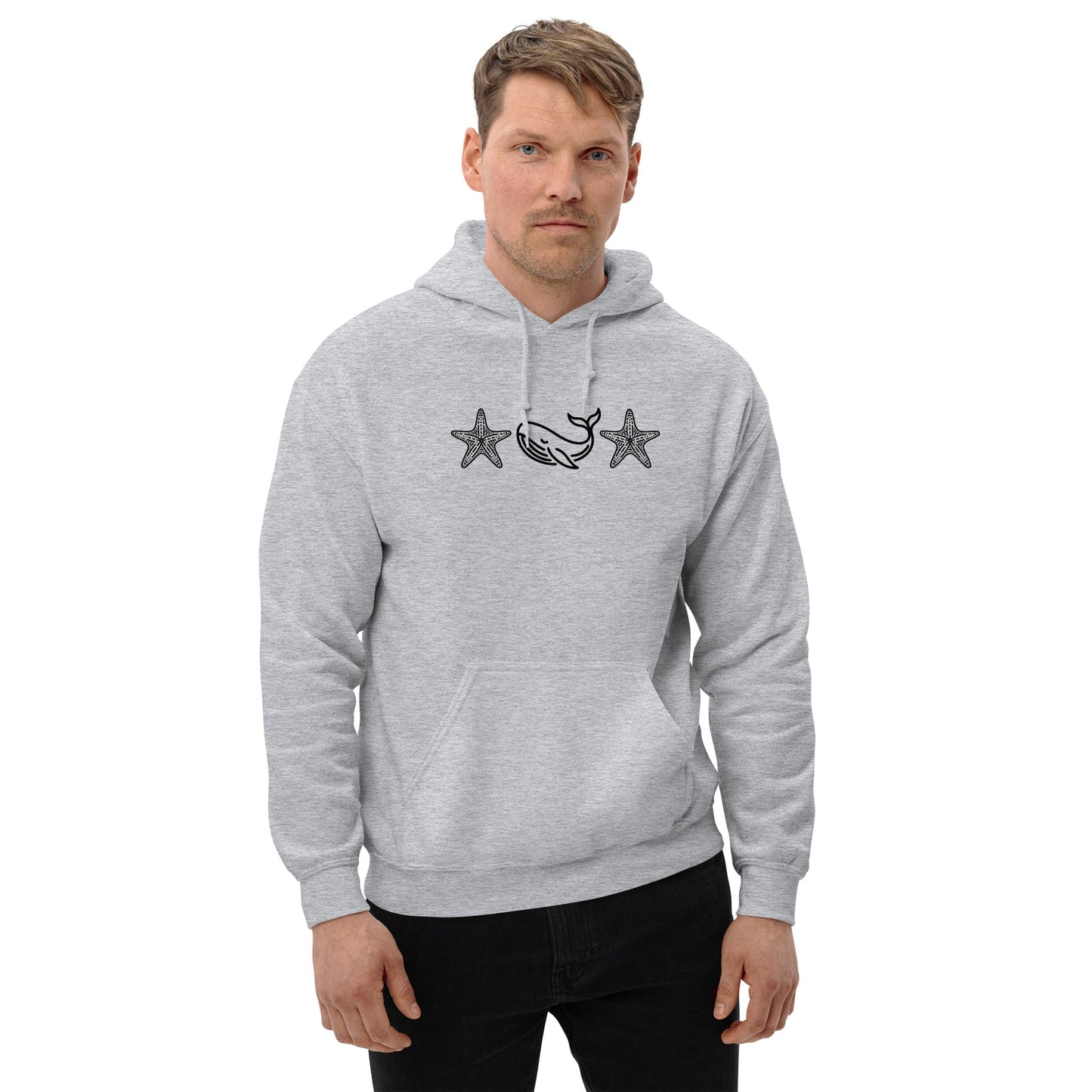 Whale II Men's (Unisex) Hoodie - Hoodies - Discovery Co.