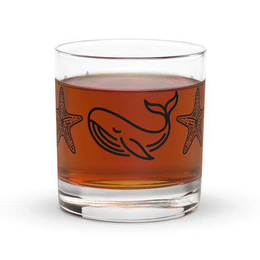 Whale II Rocks Glass - Rocks Glass - Discovery Co.