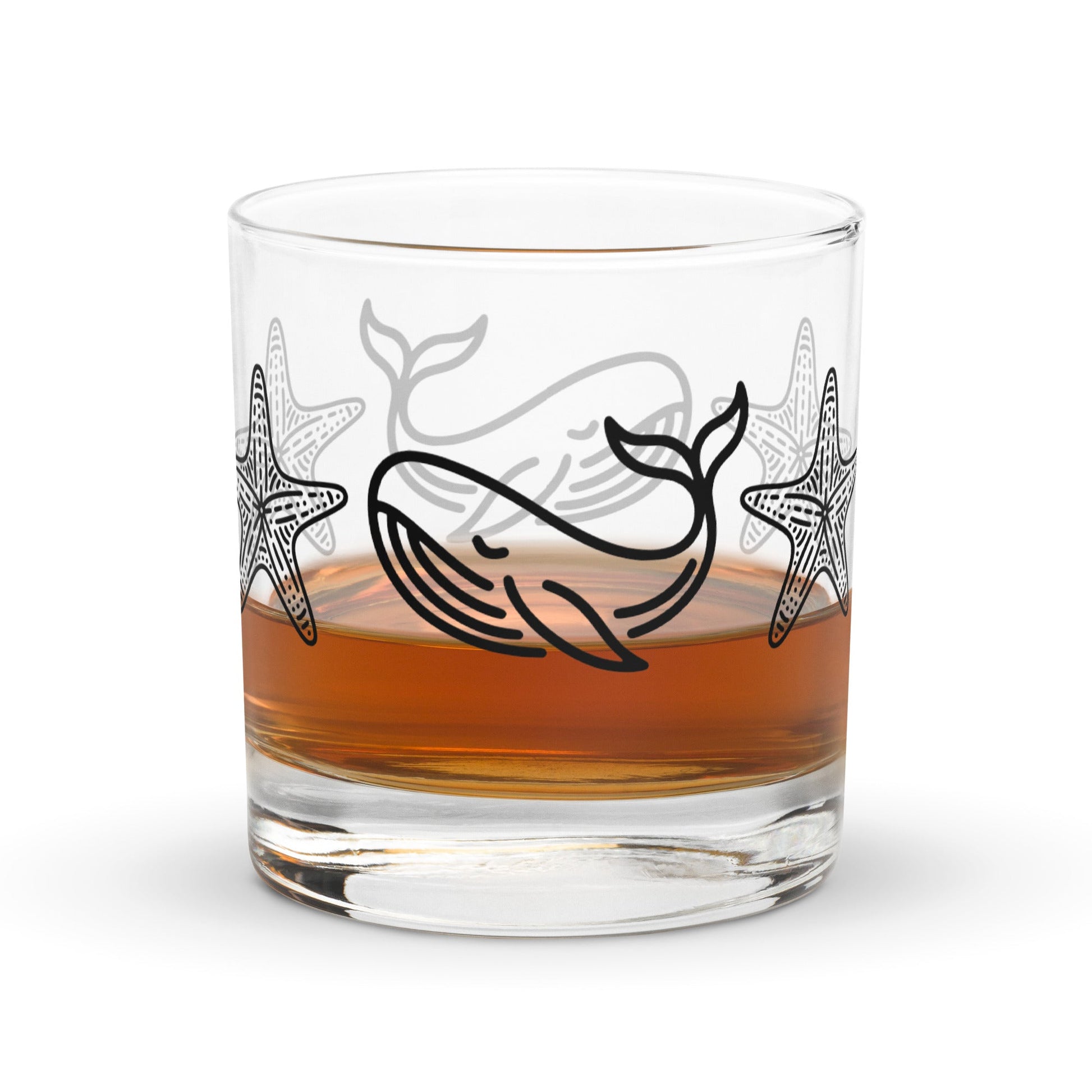 Whale II Rocks Glass - Rocks Glass - Discovery Co.