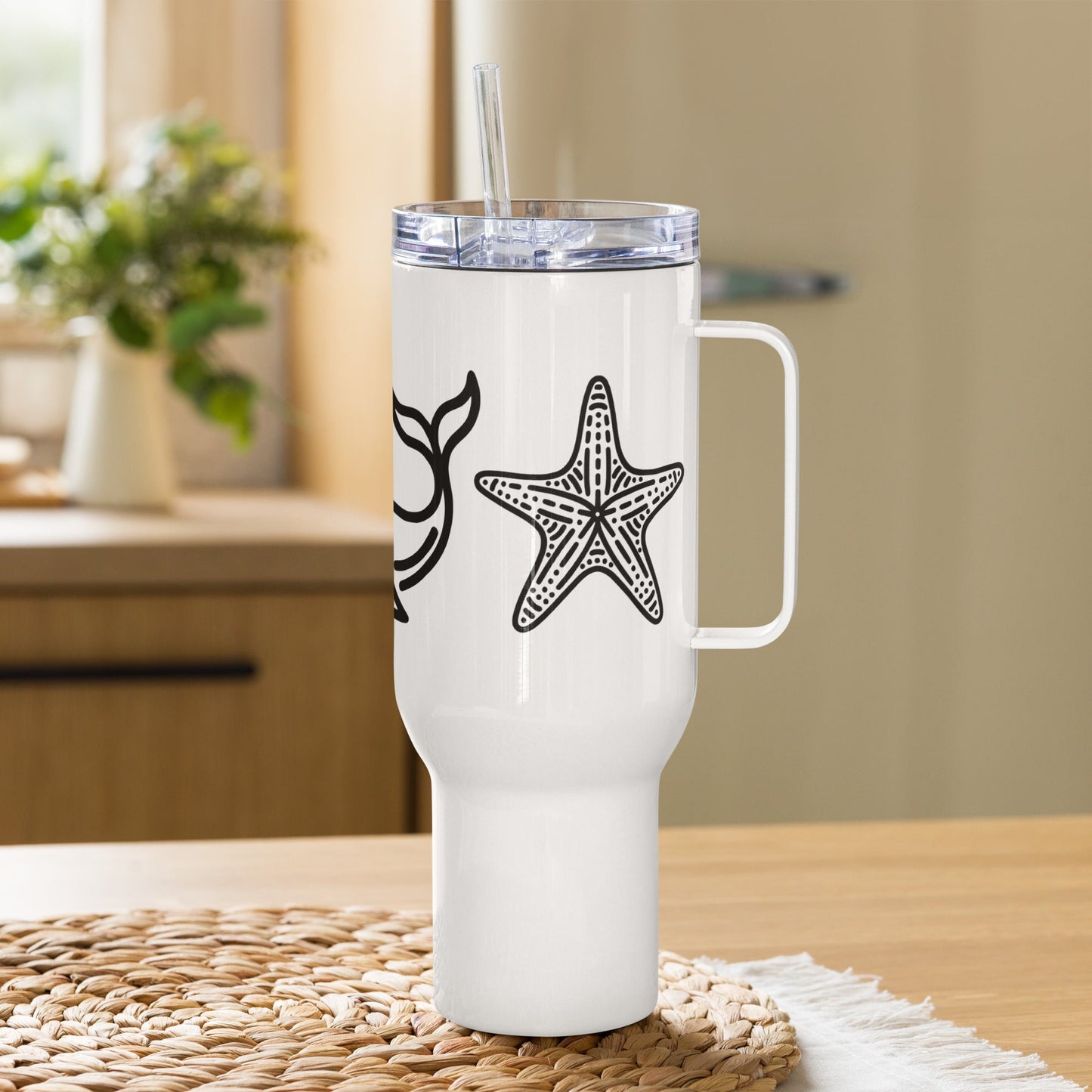 Whale II Travel Mug With Handle (25 oz and 40 oz) - Travel Mug - Discovery Co.