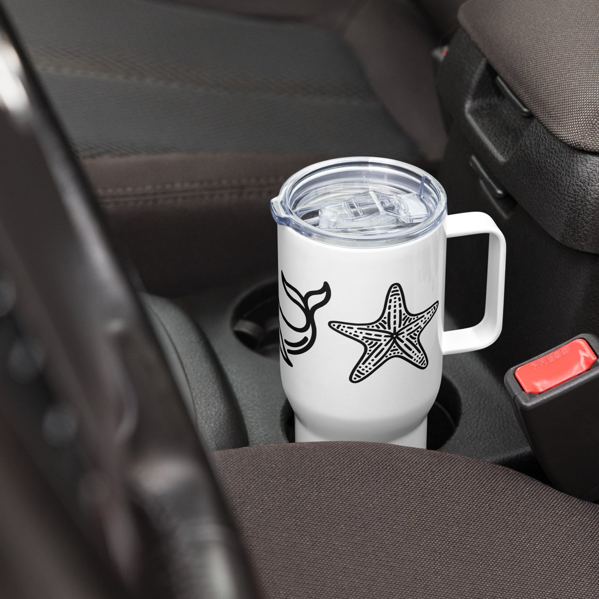 Whale II Travel Mug With Handle (25 oz and 40 oz) - Travel Mug - Discovery Co.