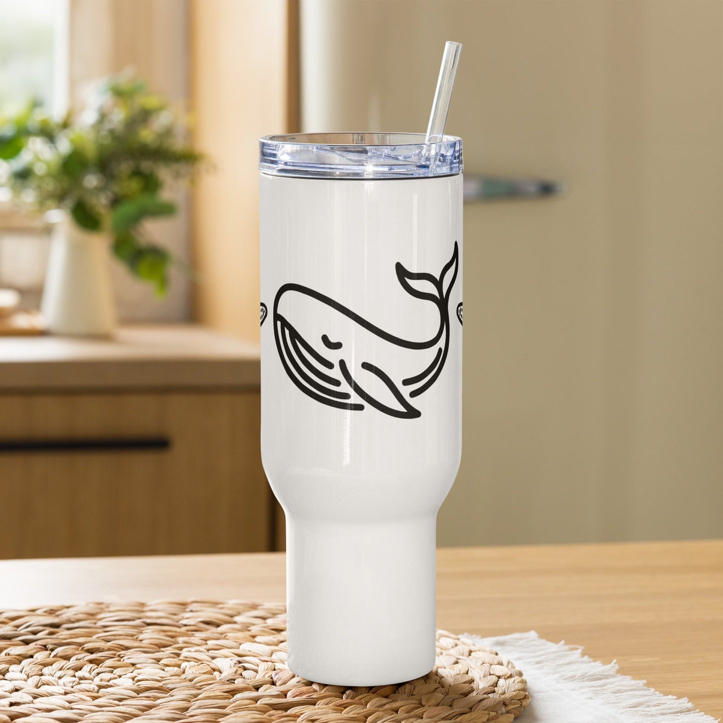 Whale II Travel Mug With Handle (25 oz and 40 oz) - Travel Mug - Discovery Co.