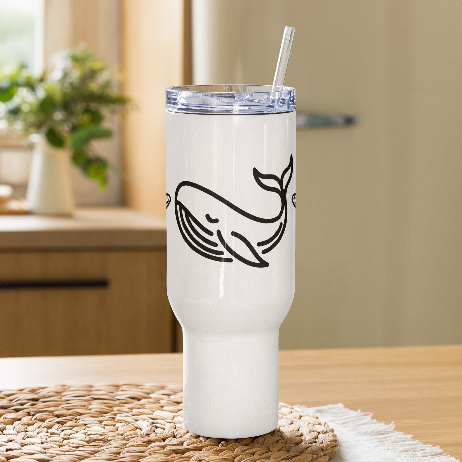 Whale II Travel Mug With Handle (25 oz and 40 oz) - Travel Mug - Discovery Co.
