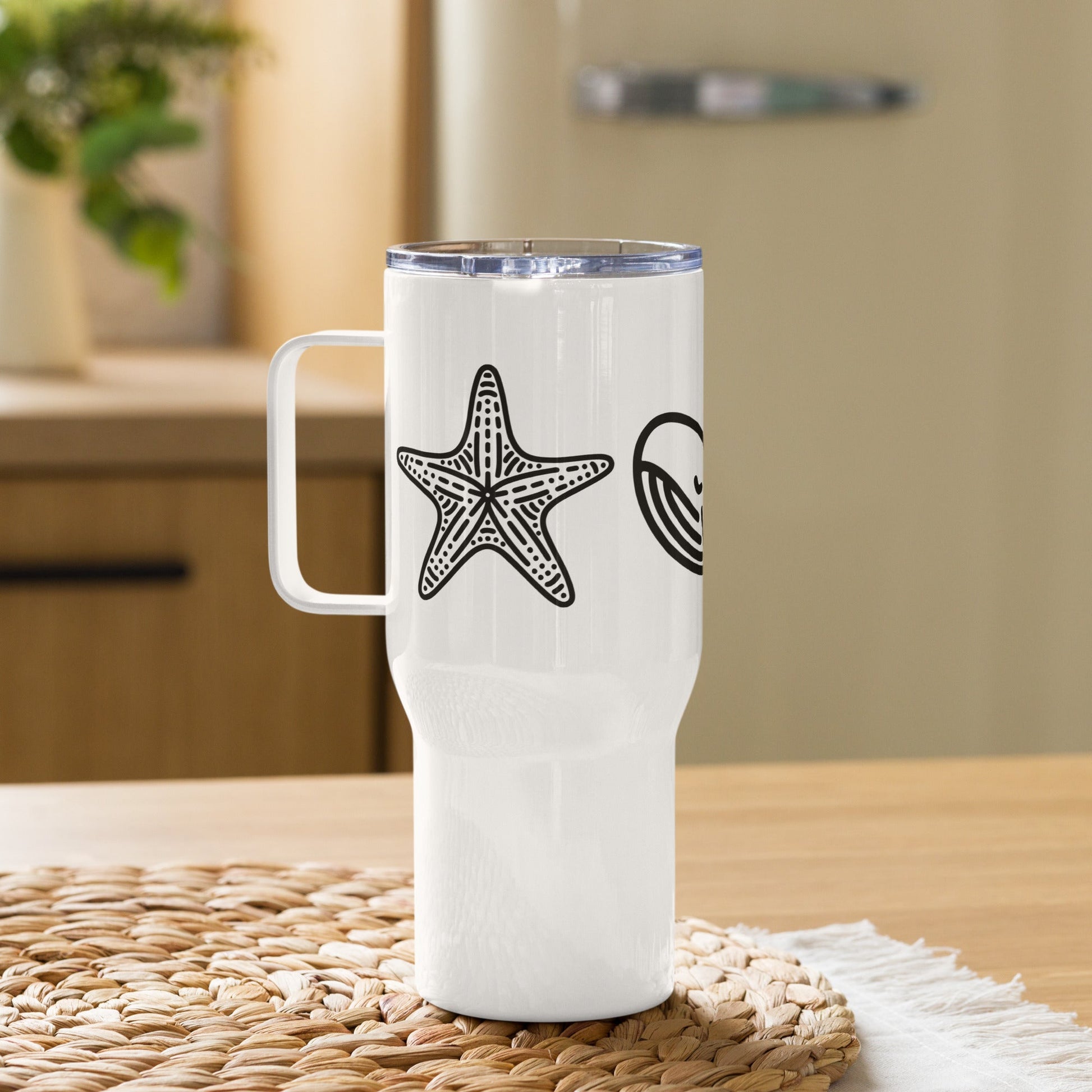 Whale II Travel Mug With Handle (25 oz and 40 oz) - Travel Mug - Discovery Co.
