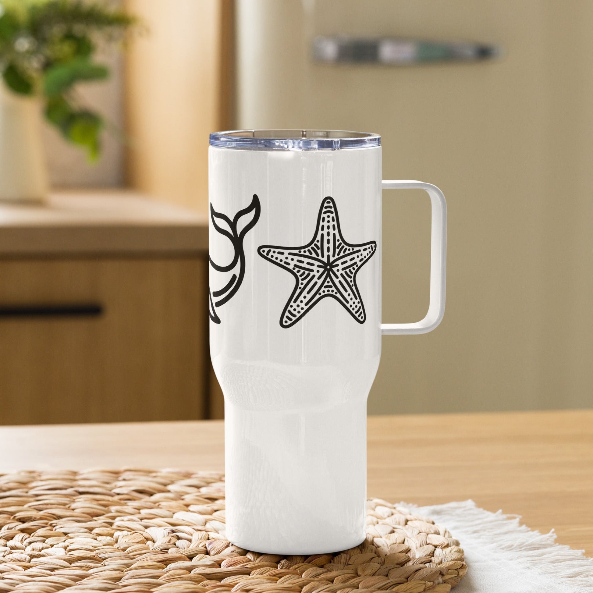 Whale II Travel Mug With Handle (25 oz and 40 oz) - Travel Mug - Discovery Co.