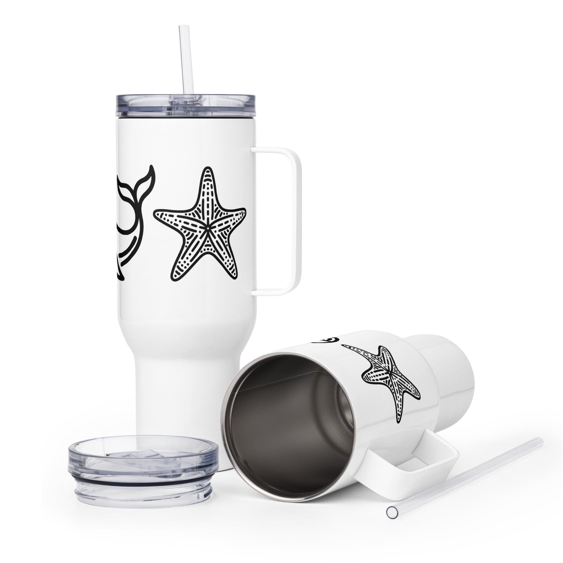 Whale II Travel Mug With Handle (25 oz and 40 oz) - Travel Mug - Discovery Co.