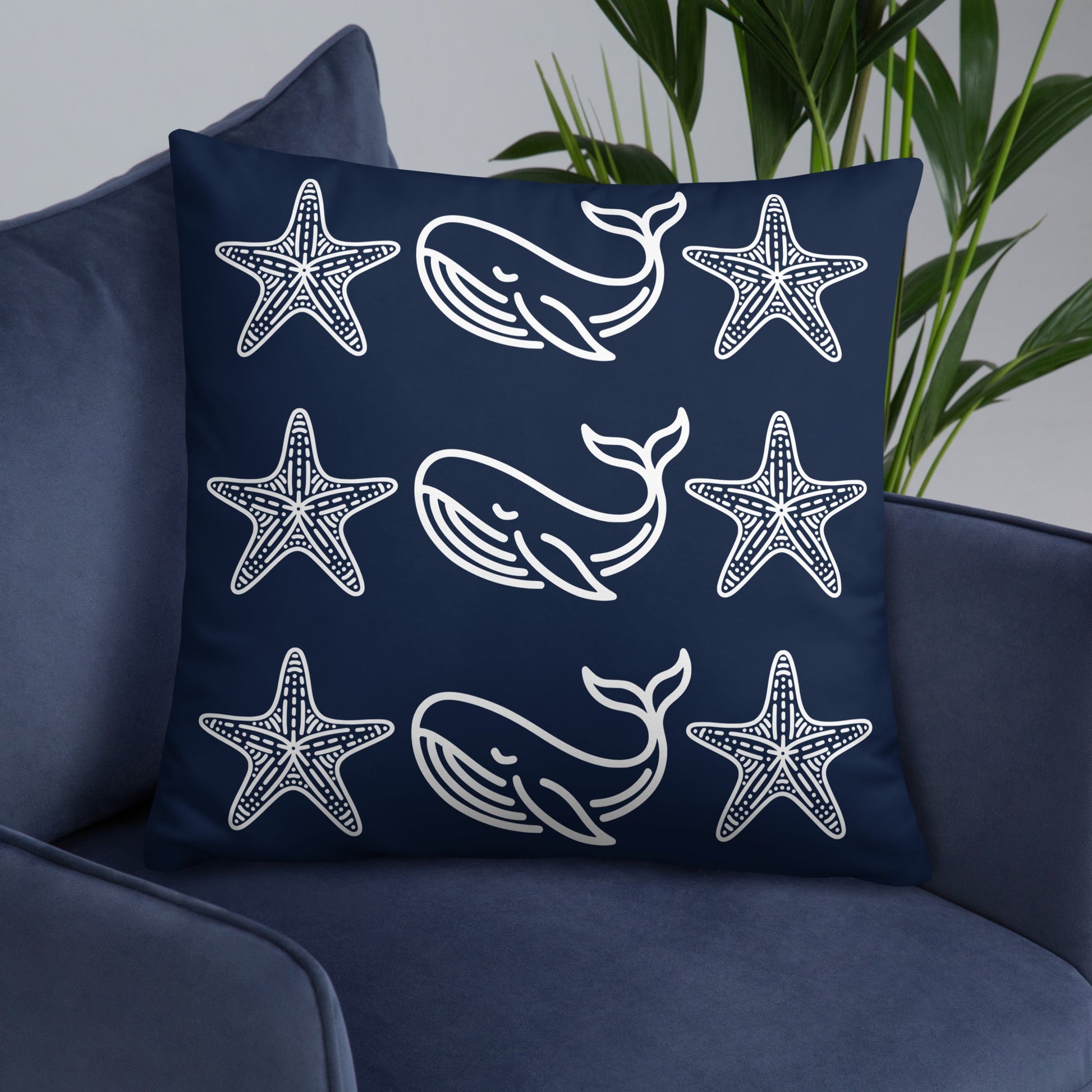 Whale III Basic Pillow - Pillows - Discovery Co.