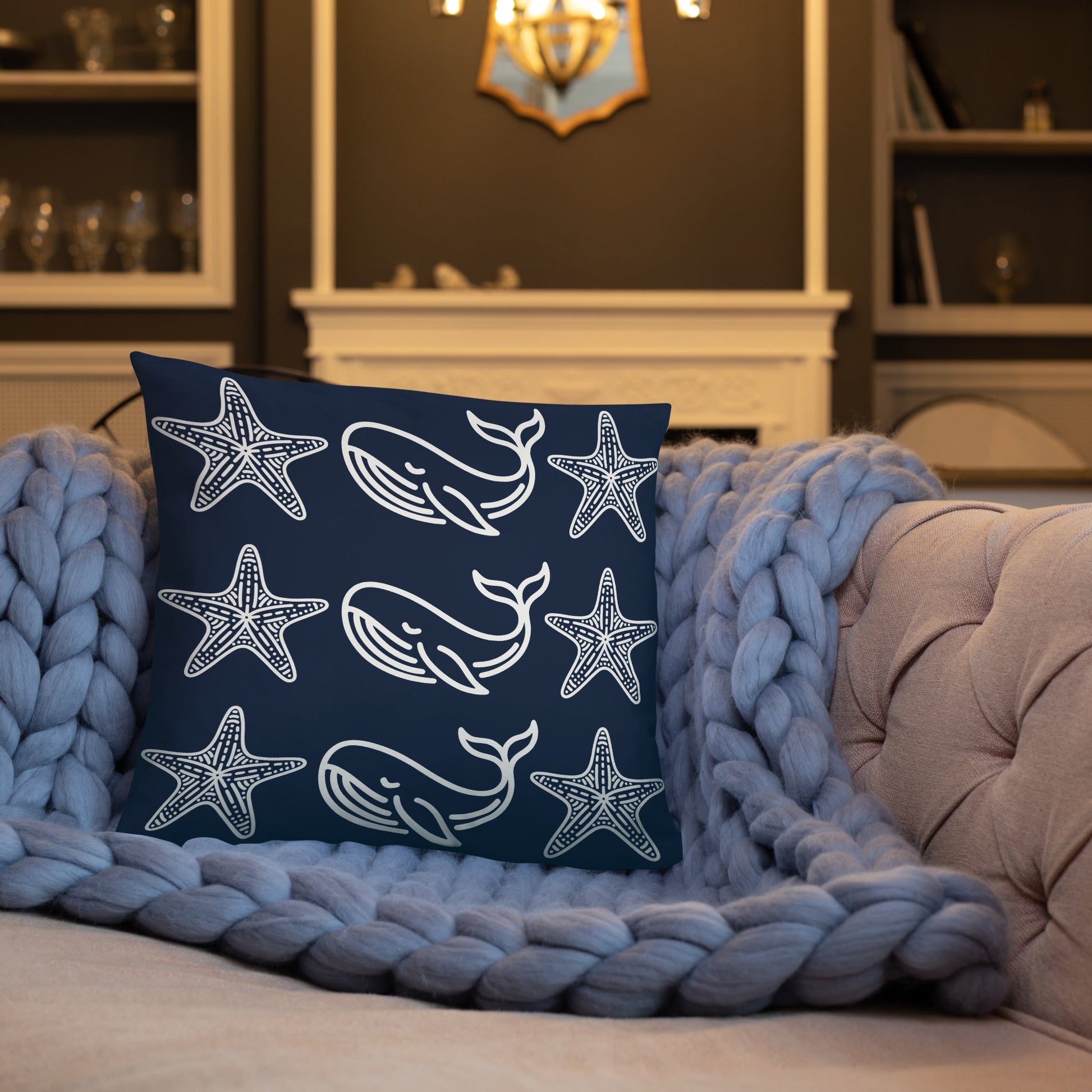 Whale III Basic Pillow - Pillows - Discovery Co.