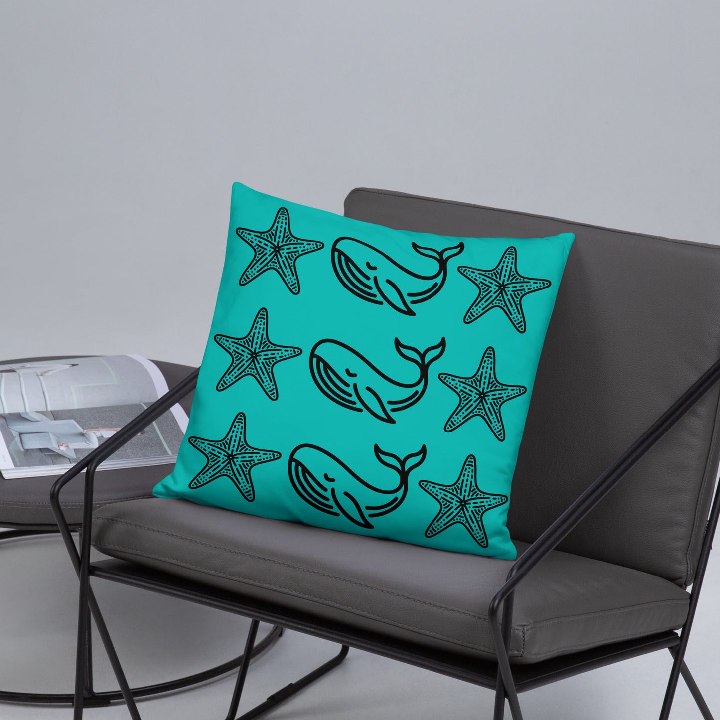 Whale IV Basic Pillow - Pillows - Discovery Co.