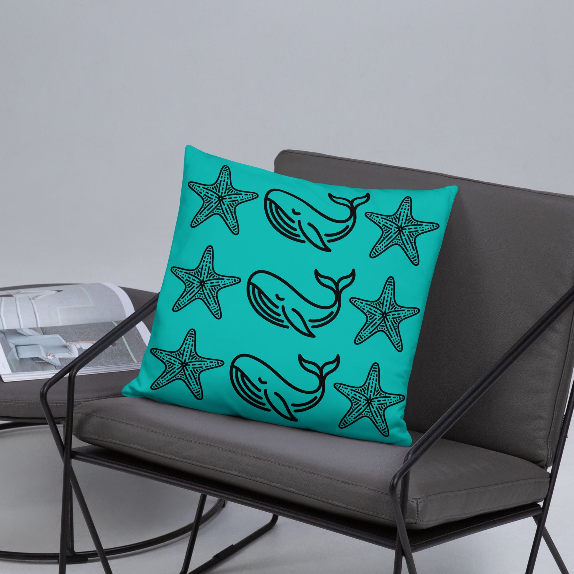Whale IV Basic Pillow - Pillows - Discovery Co.