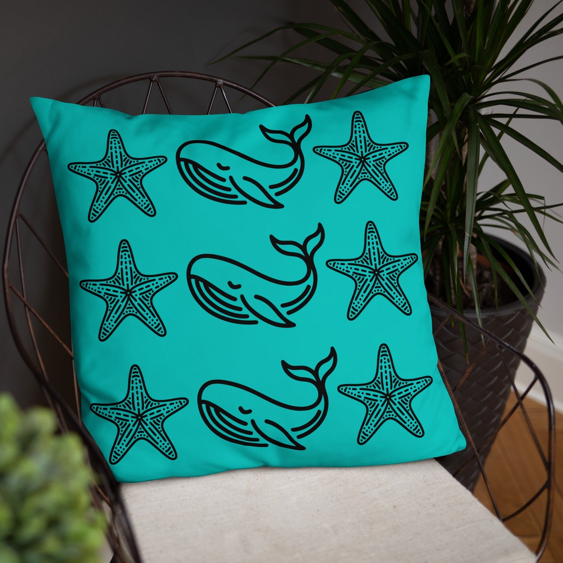 Whale IV Basic Pillow - Pillows - Discovery Co.