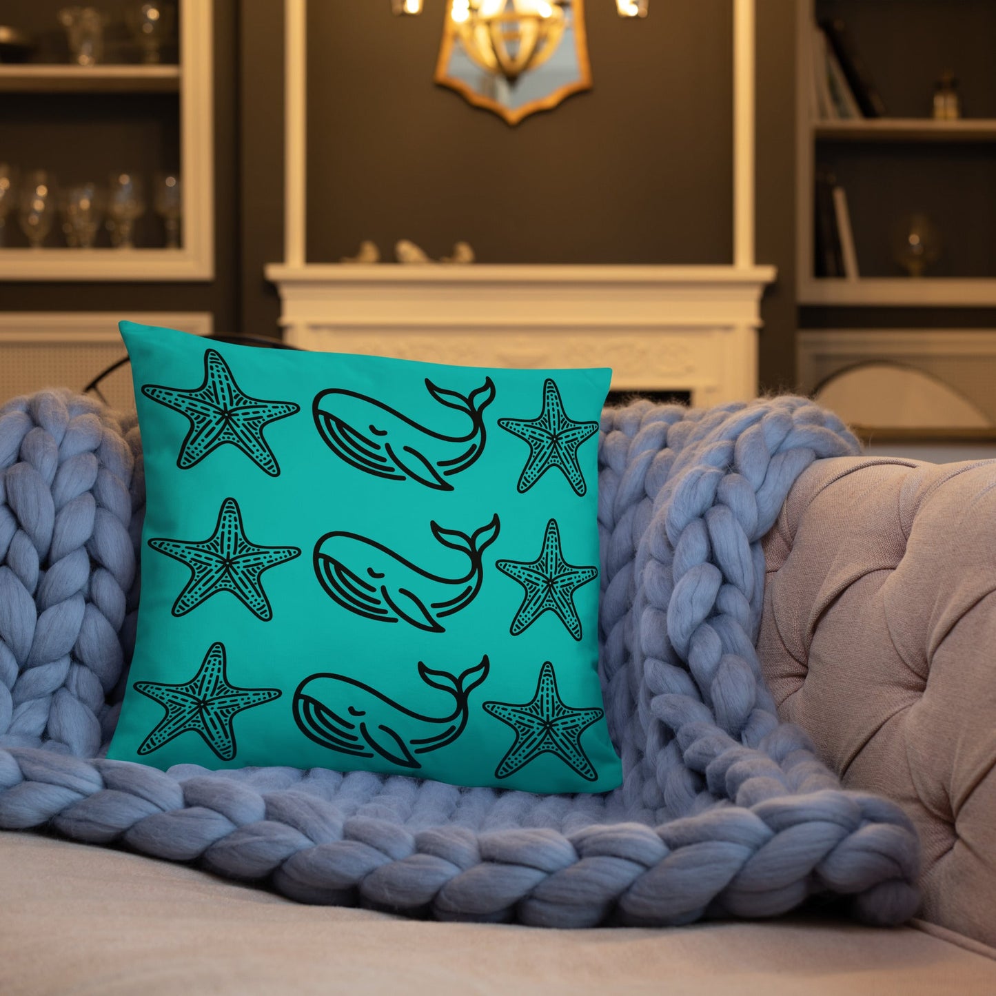 Whale IV Basic Pillow - Pillows - Discovery Co.