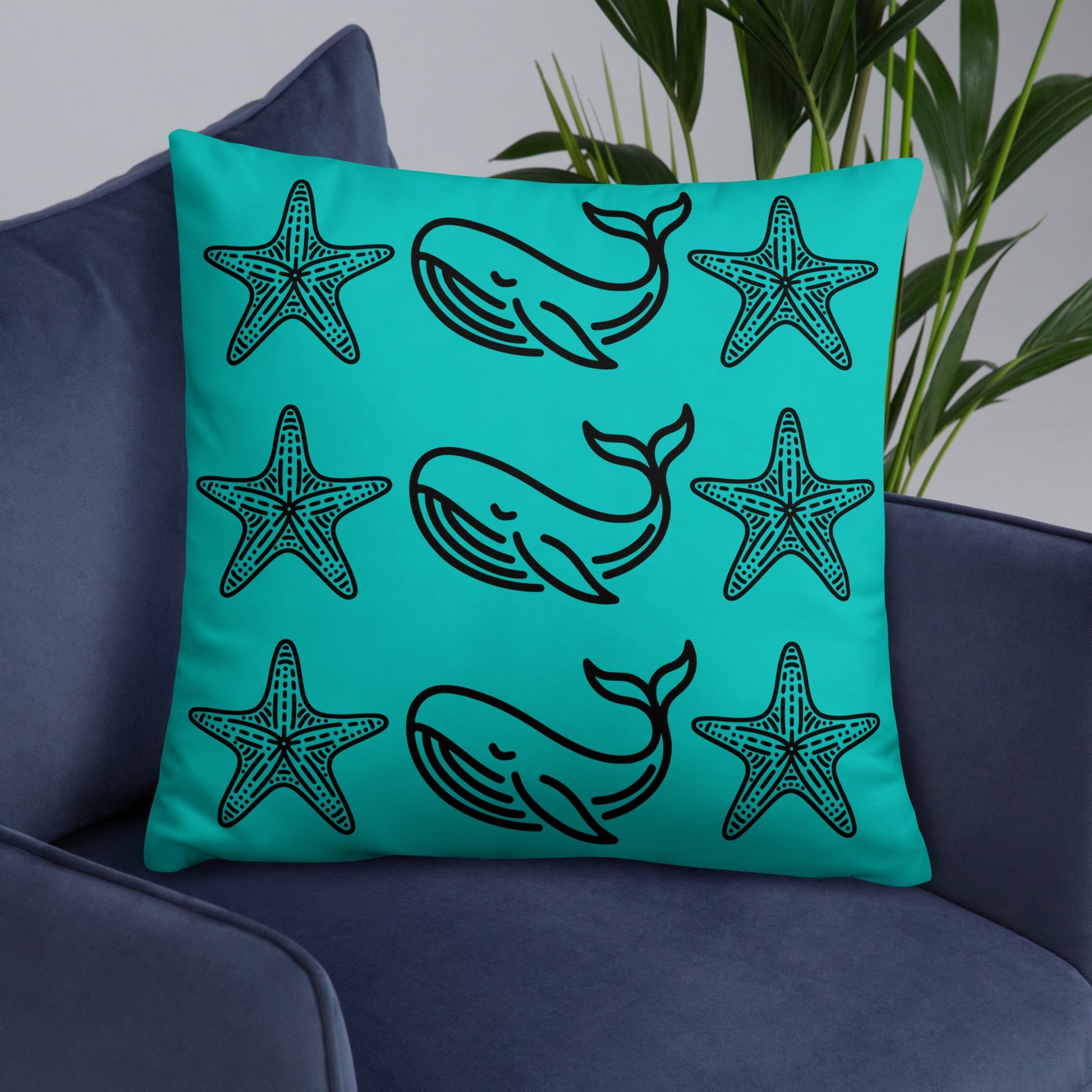 Whale IV Basic Pillow - Pillows - Discovery Co.