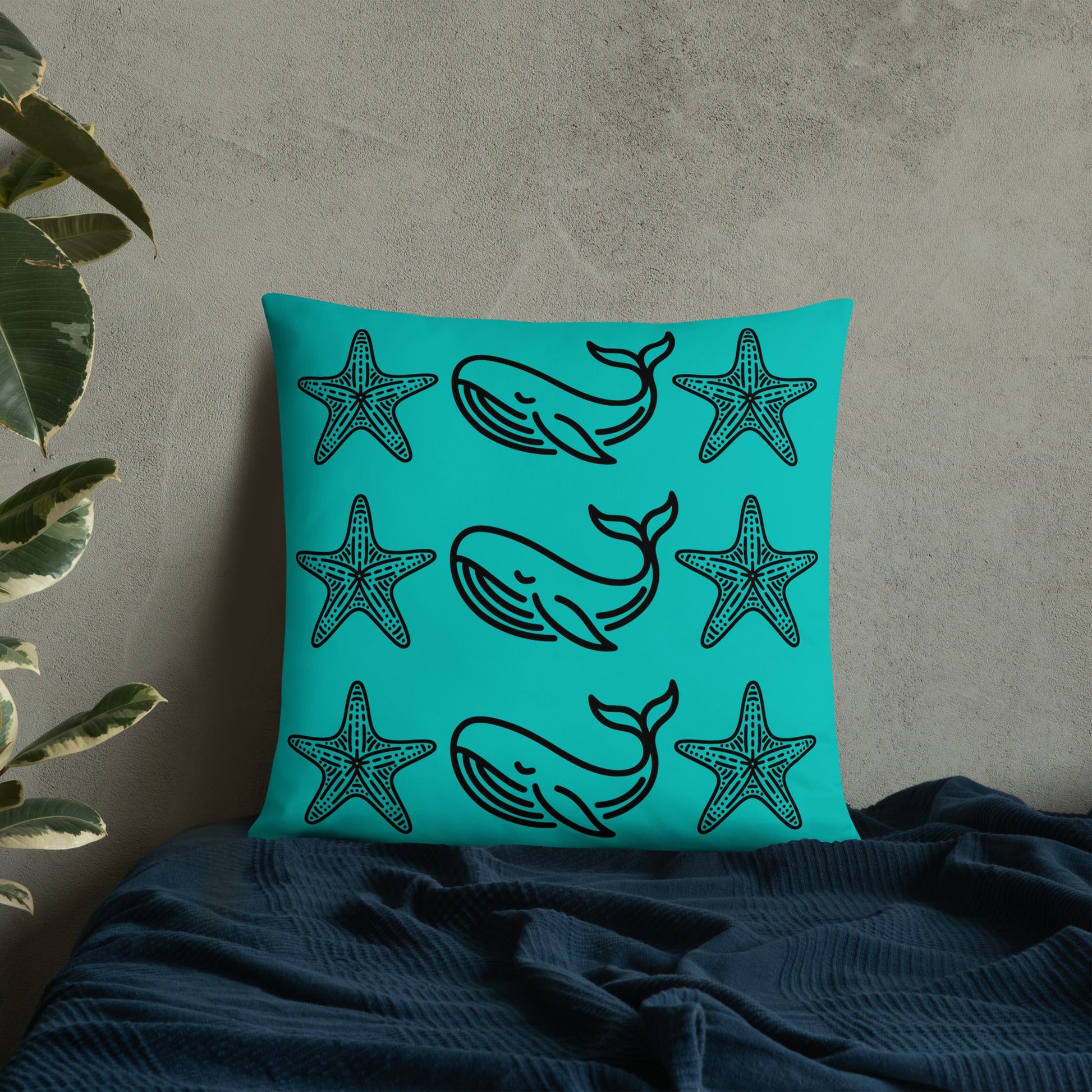 Whale IV Basic Pillow - Pillows - Discovery Co.