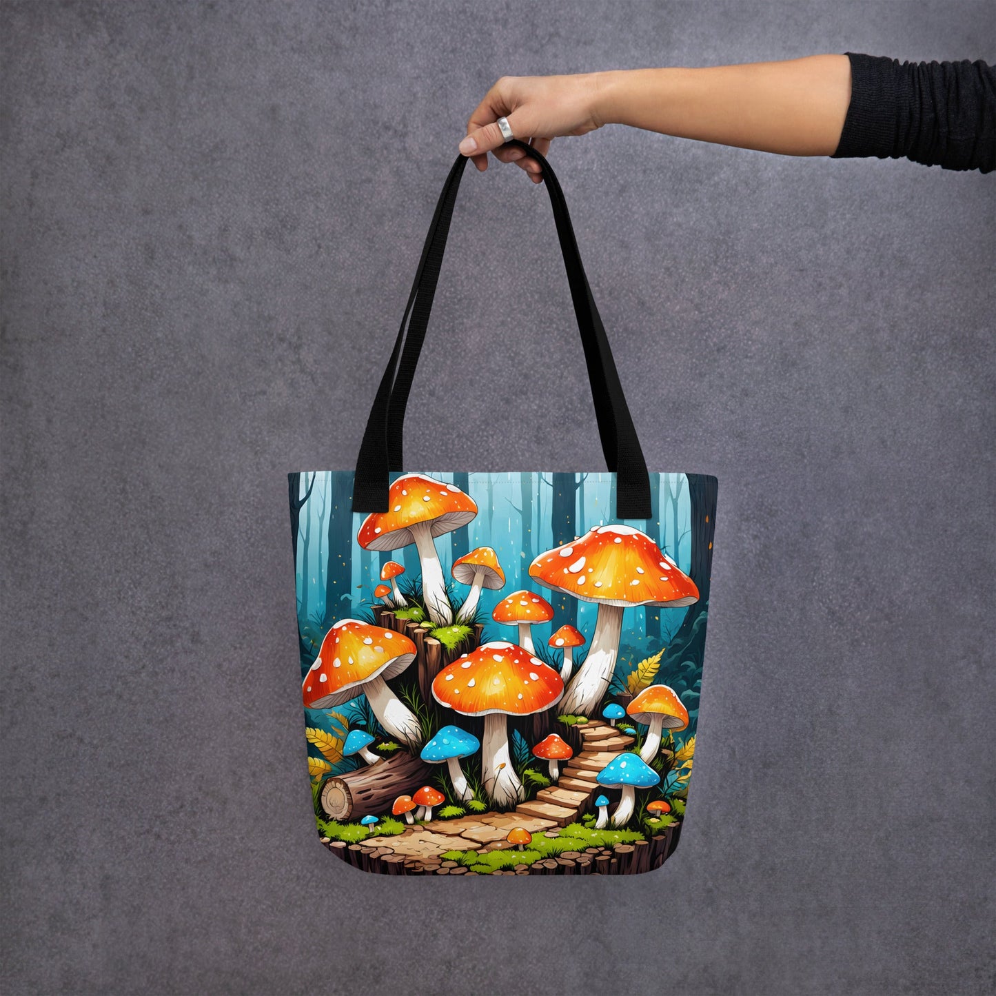 Whimsical Mushrooms Tote Bag - Tote Bags - Discovery Co.