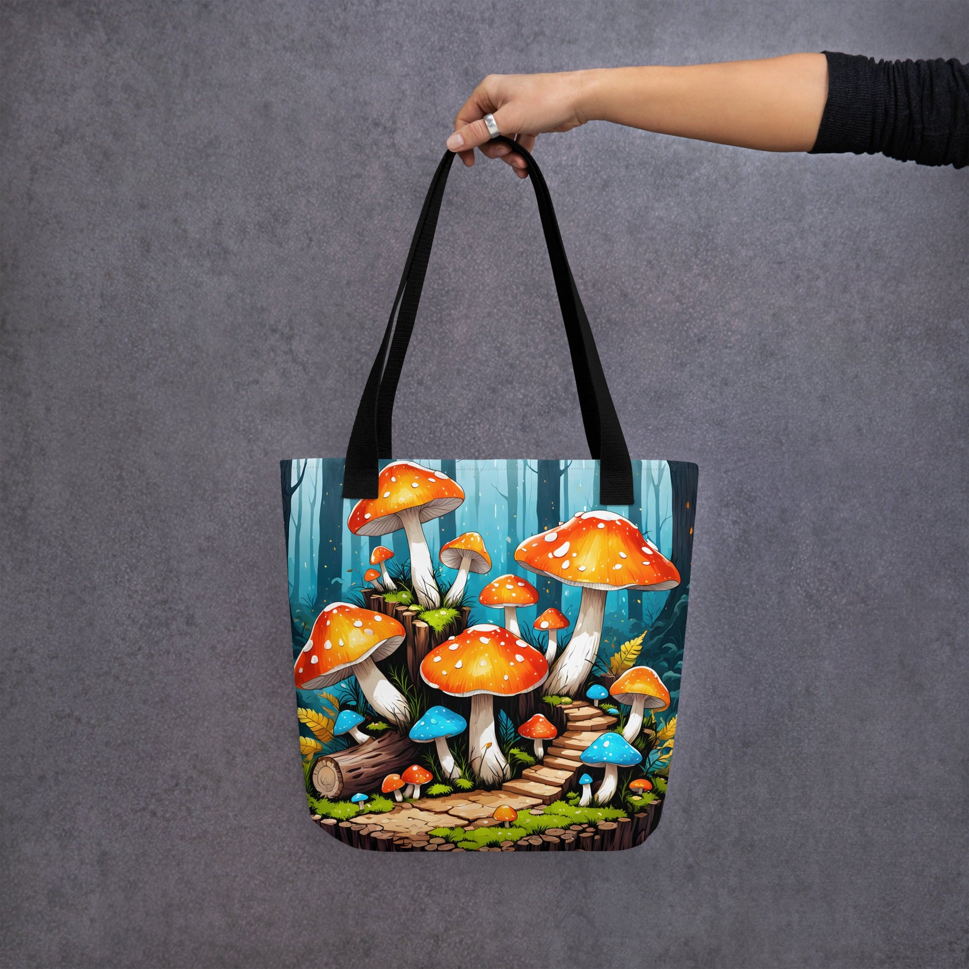 Whimsical Mushrooms Tote Bag - Tote Bags - Discovery Co.