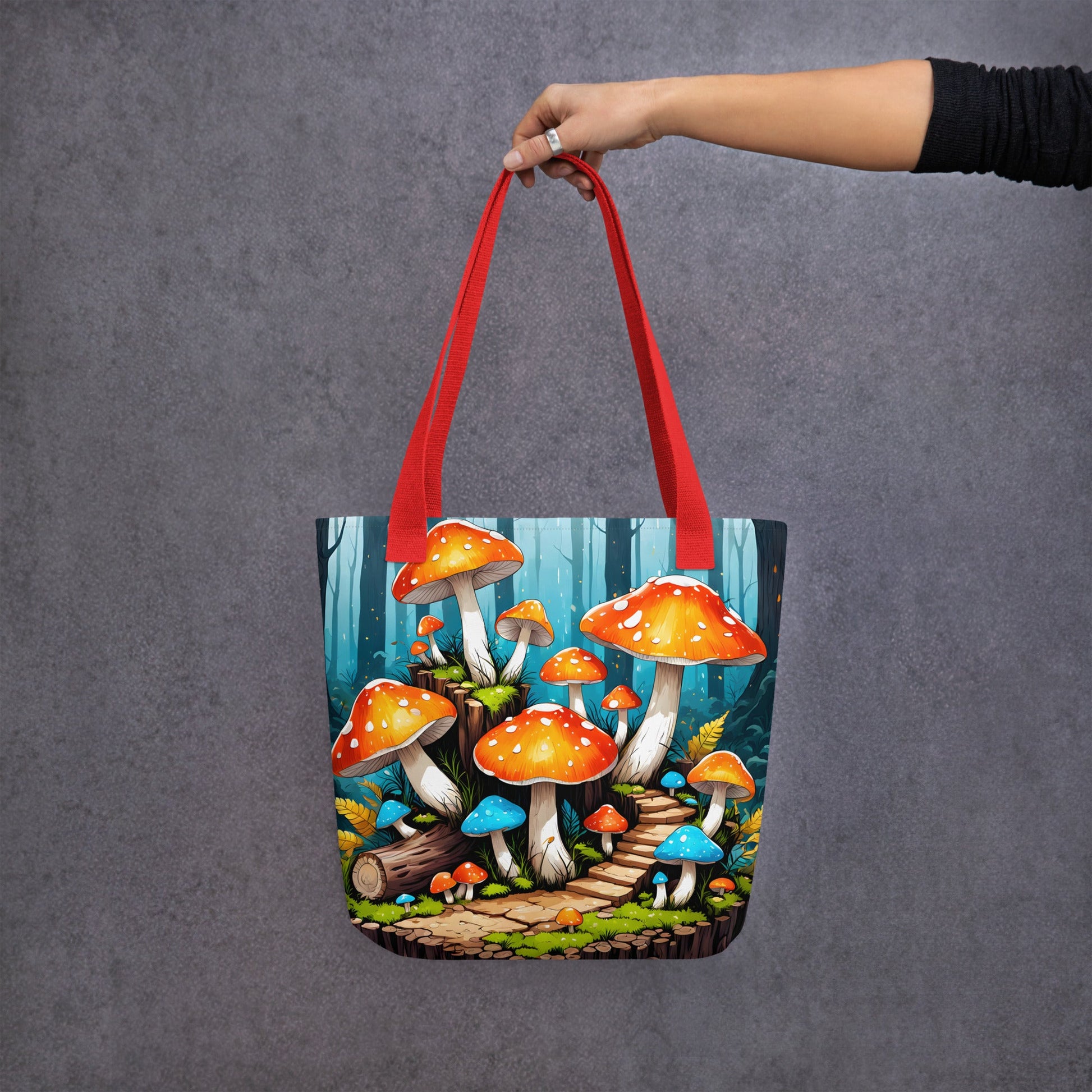 Whimsical Mushrooms Tote Bag - Tote Bags - Discovery Co.