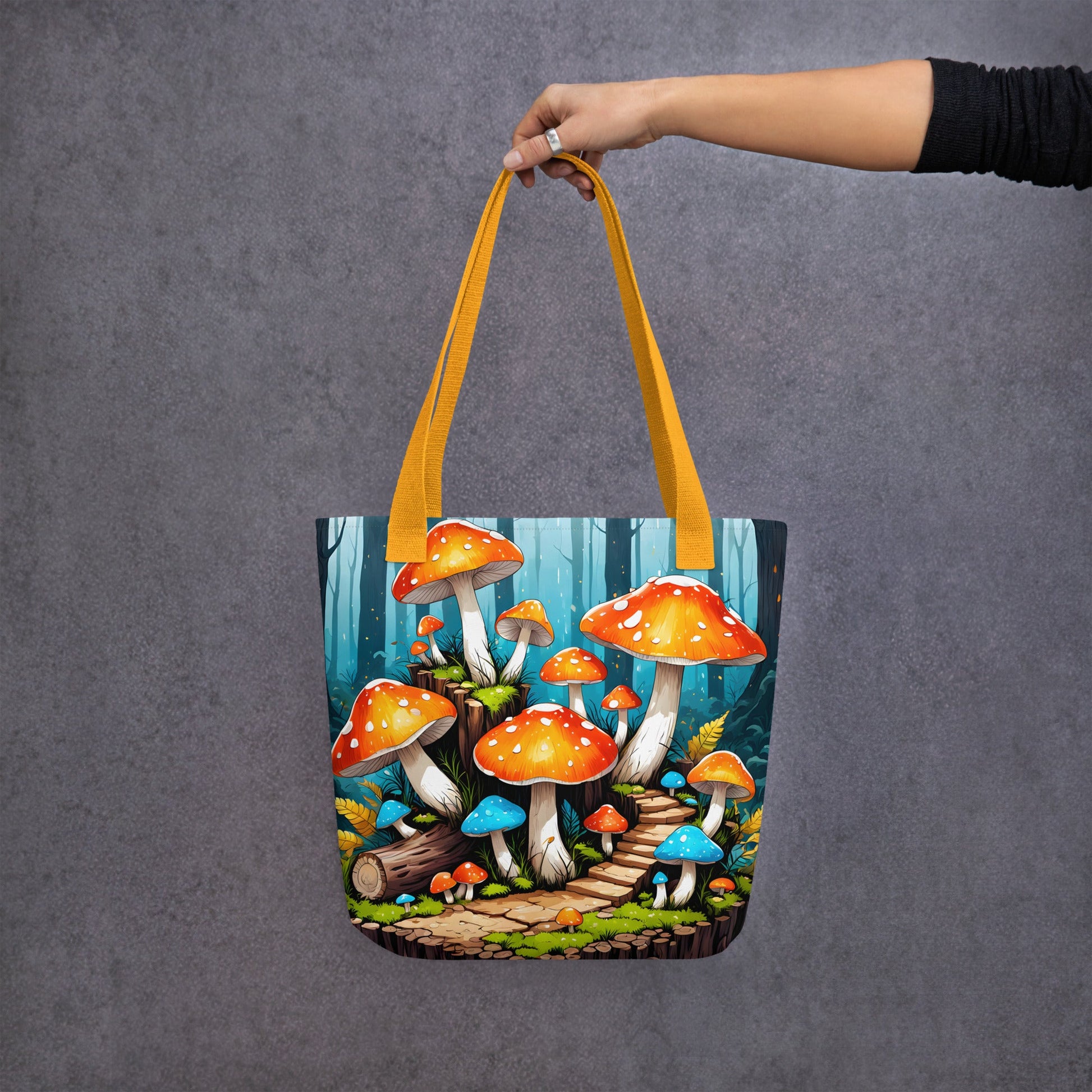 Whimsical Mushrooms Tote Bag - Tote Bags - Discovery Co.