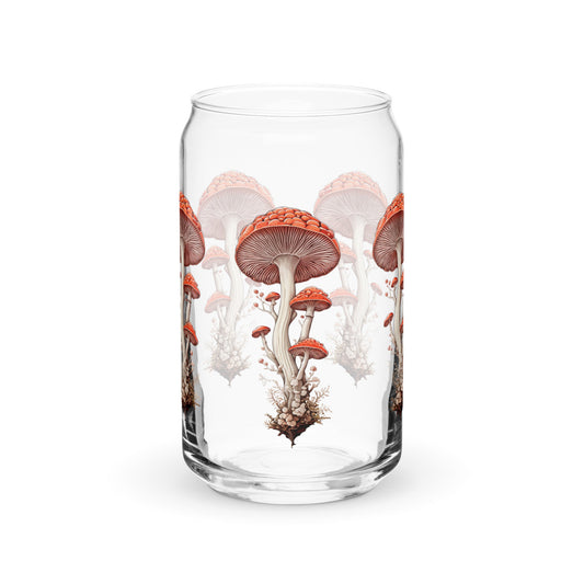 Wild Mushrooms Can-shaped Glass - Discovery Co.