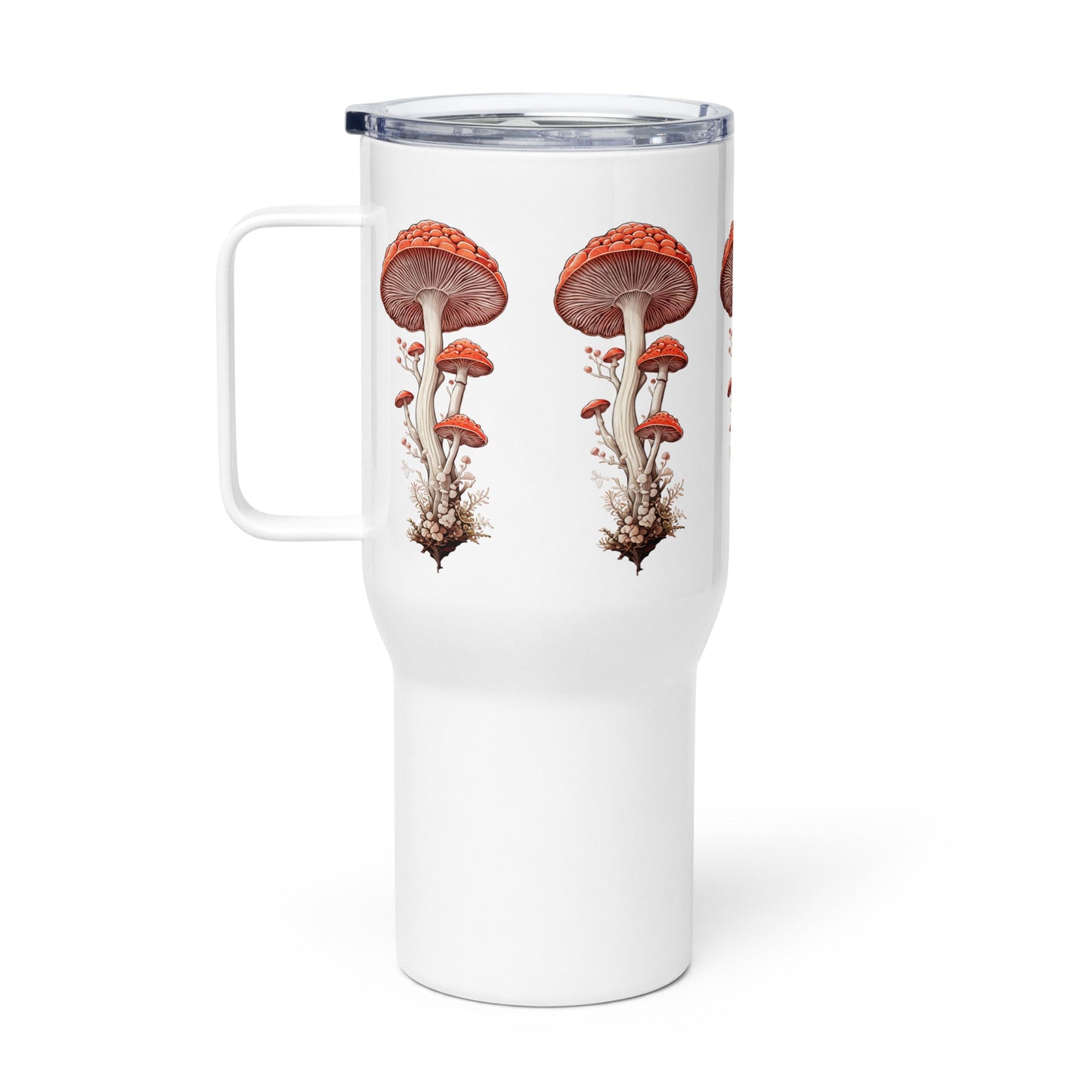 Wild Mushrooms Stainless Steel Travel Mug (25 oz) - Discovery Co.