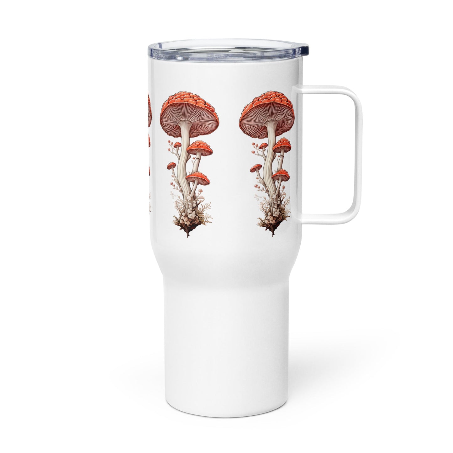 Wild Mushrooms Stainless Steel Travel Mug (25 oz) - Discovery Co.