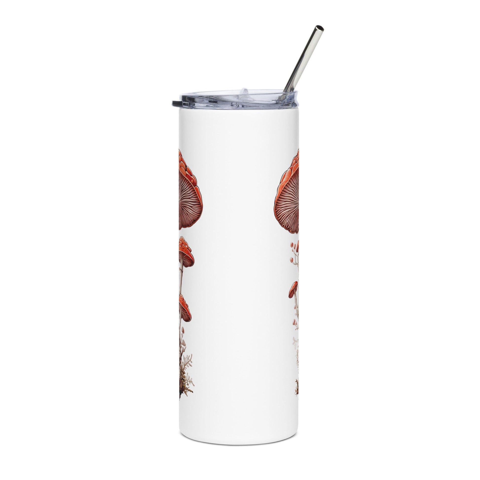 Wild Mushrooms Stainless Steel Tumbler - Steel Tumbler - Discovery Co.