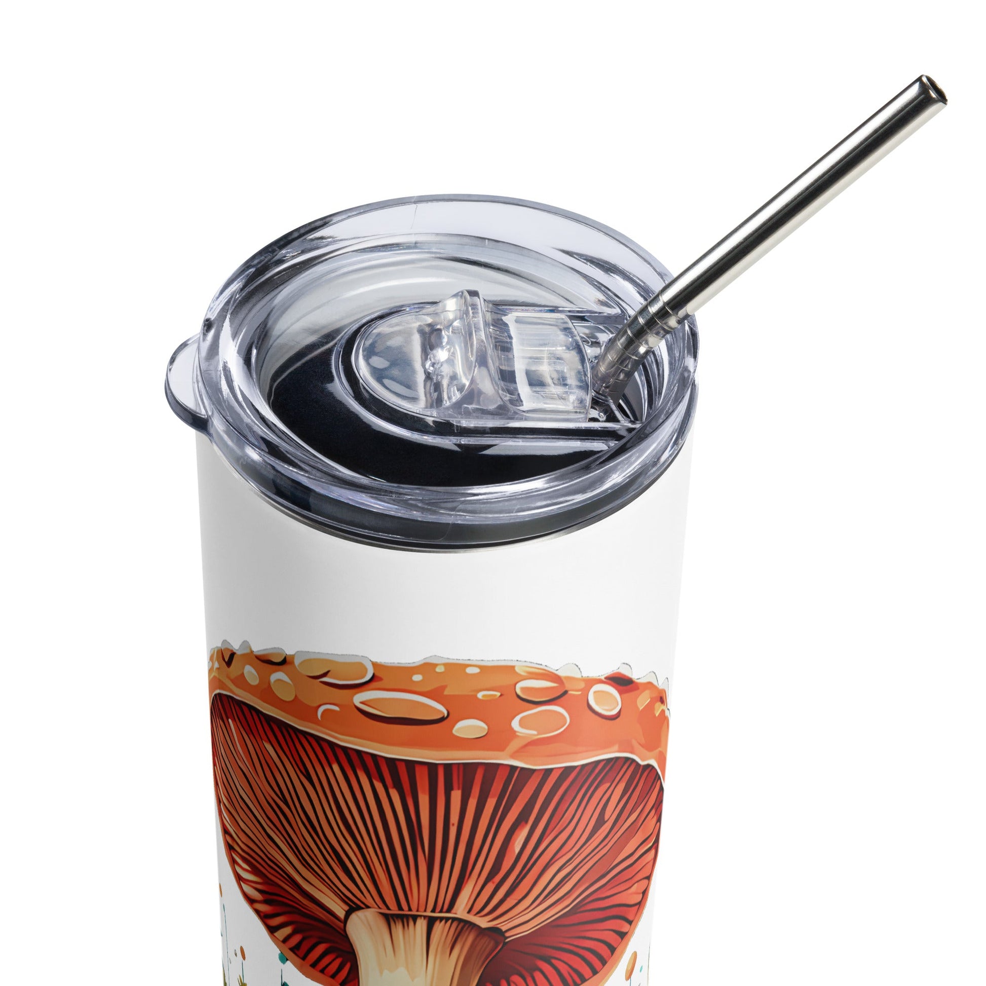 Wild Mushrooms Stainless Steel Tumbler - Steel Tumbler - Discovery Co.