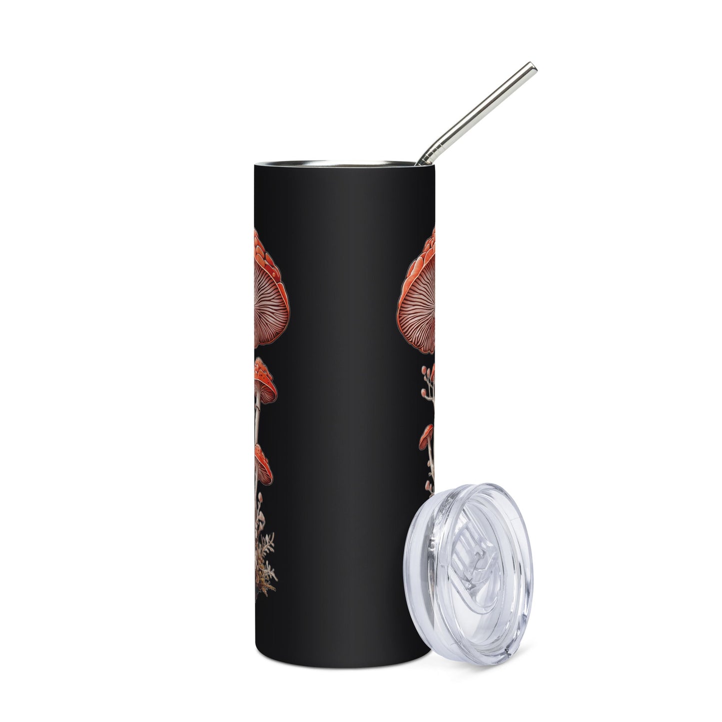 Wild Mushrooms Stainless Steel Tumbler - Steel Tumbler - Discovery Co.